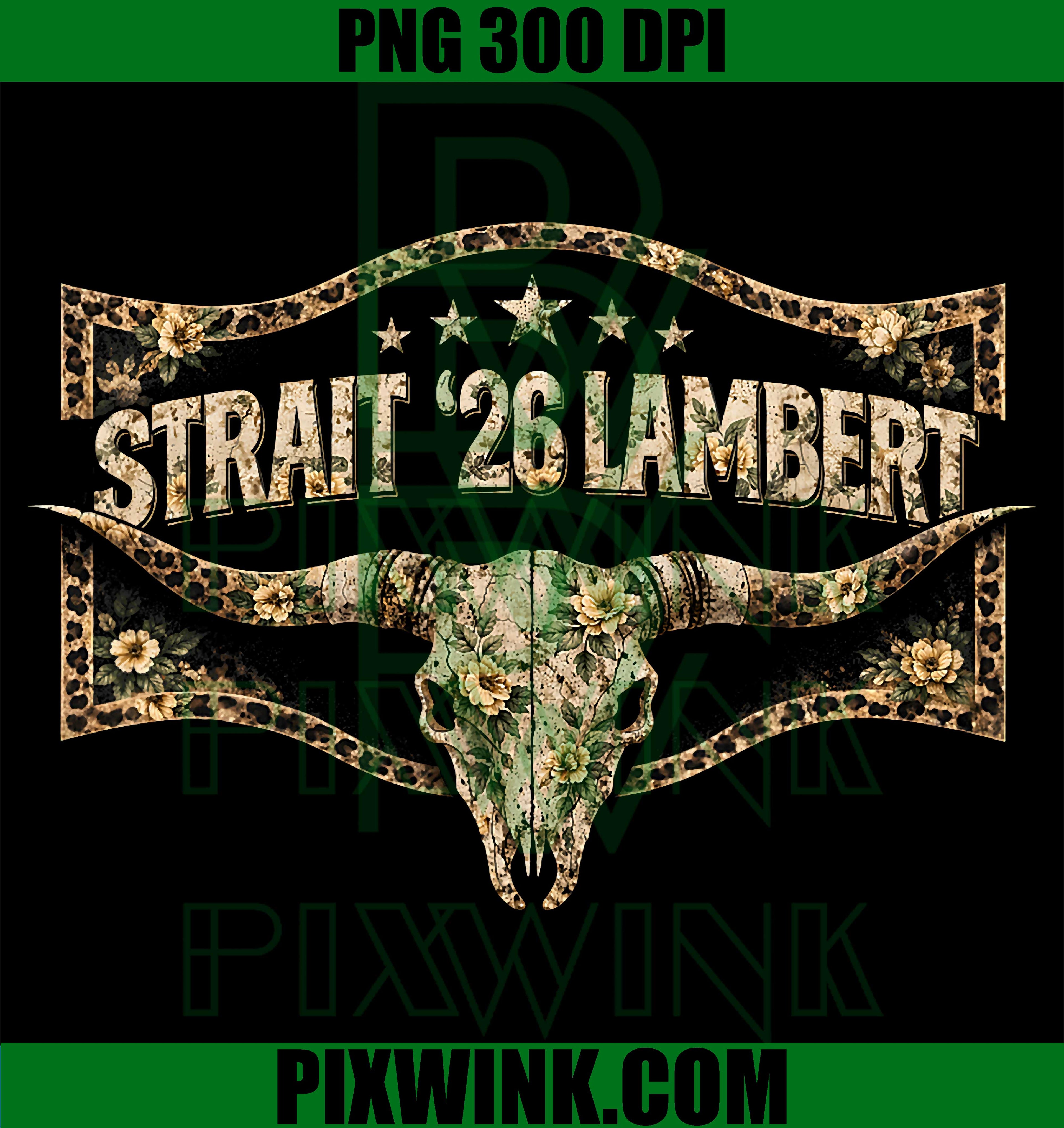 Strait 26 Lambert PNG, Vintage Classic Gift Design PNG