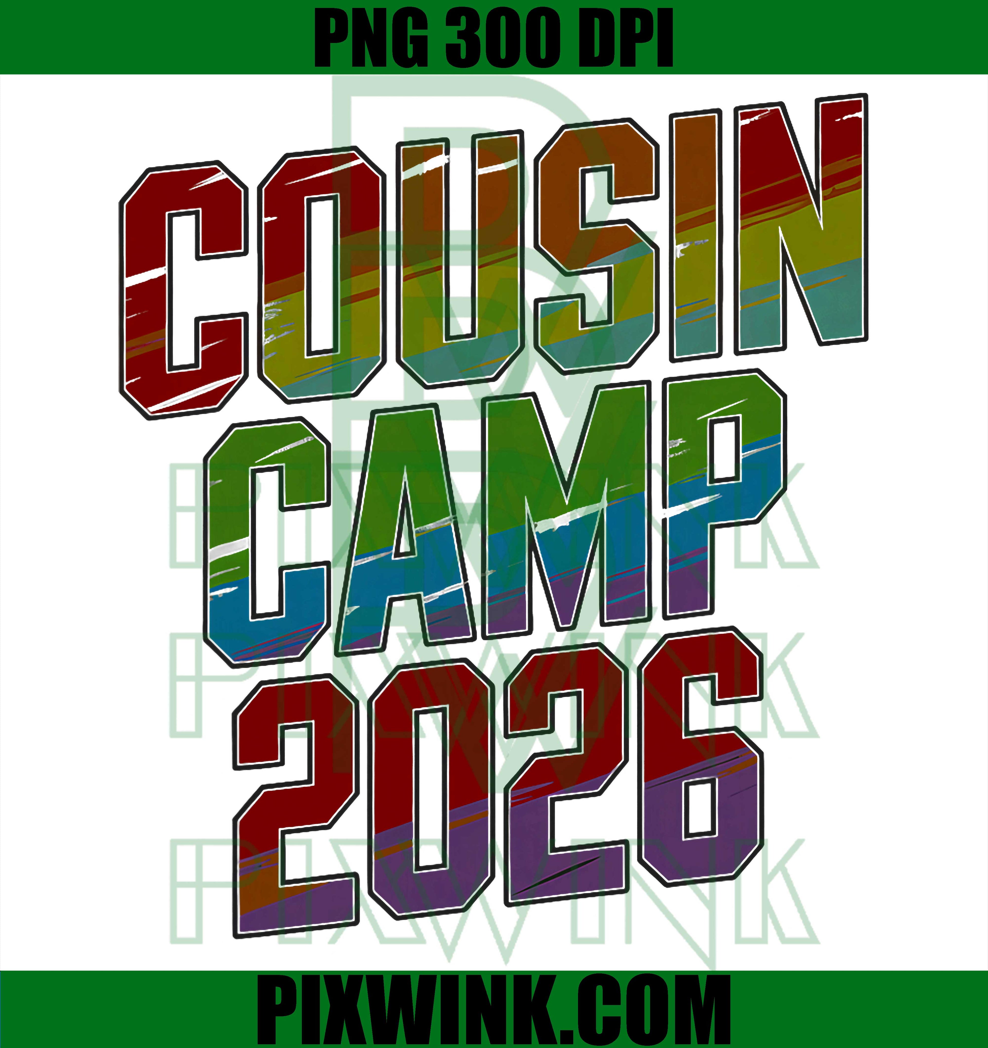 Leader Cousin Camp PNG, Cruise Crew Squad Clan 2026 Birthday PNG