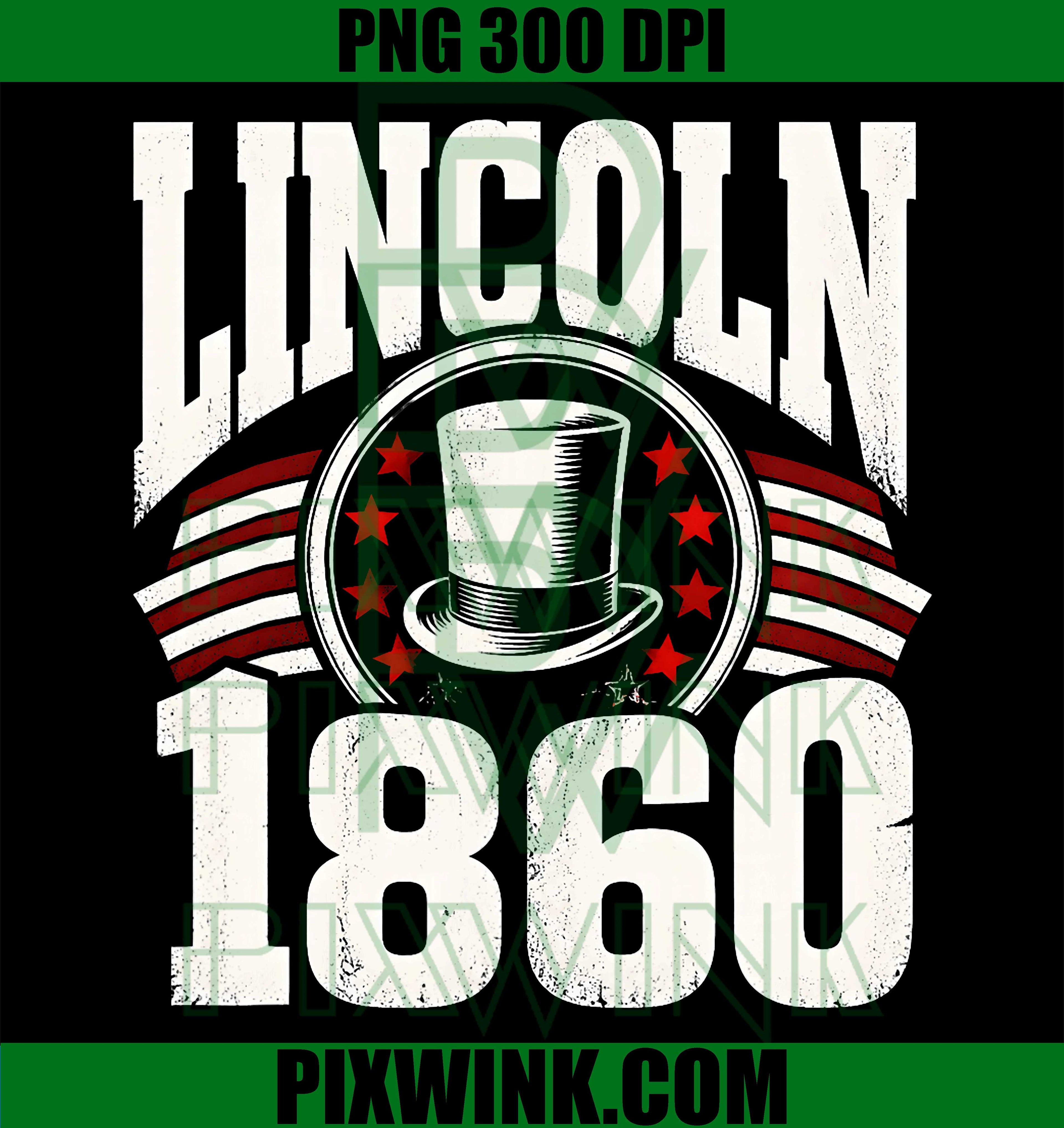 Abraham Lincoln 1860 PNG, Patriotic History Quote PNG