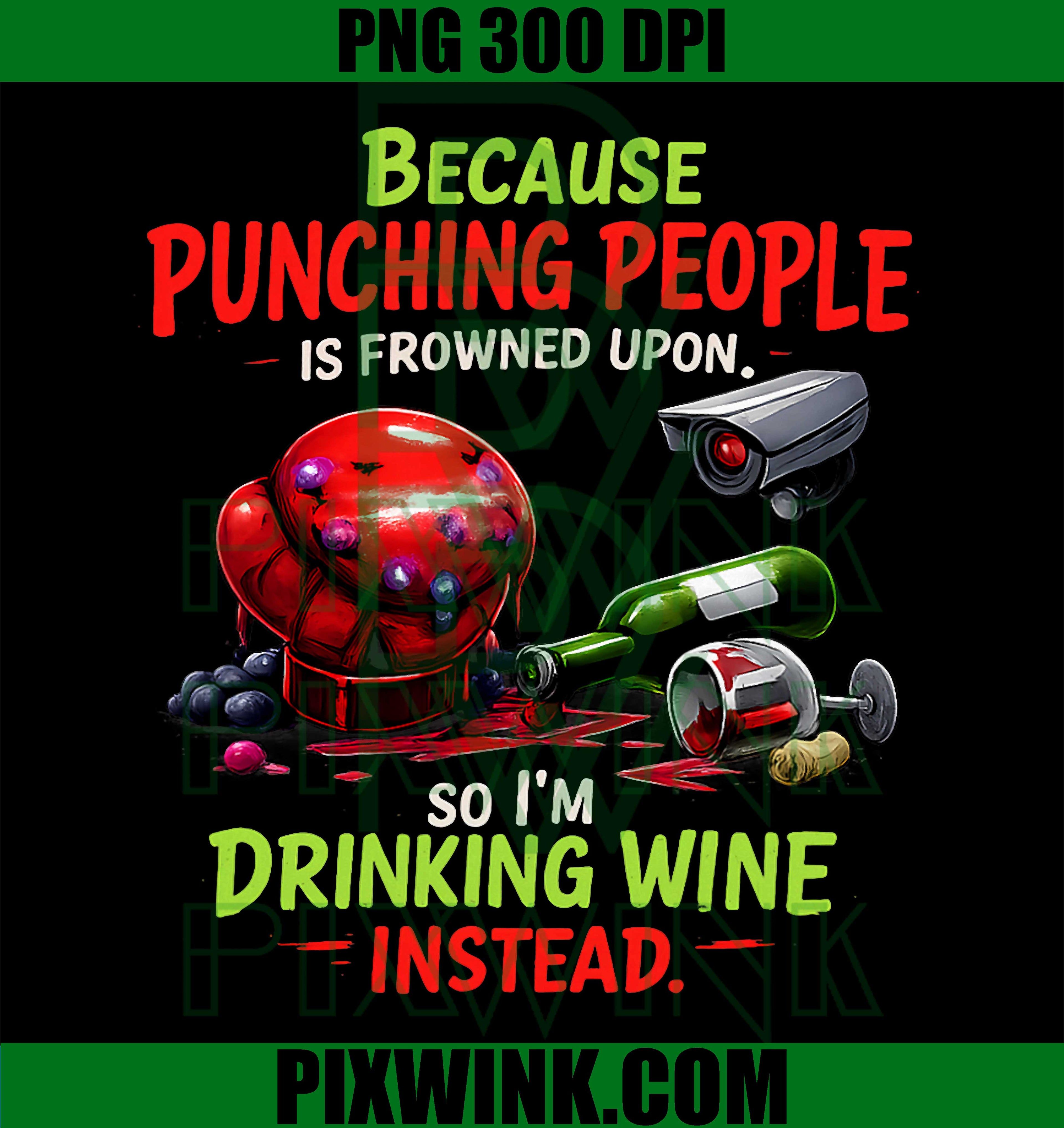 Adulting Is Hard, Wine Humor, Boxing Glove Graphic PNG