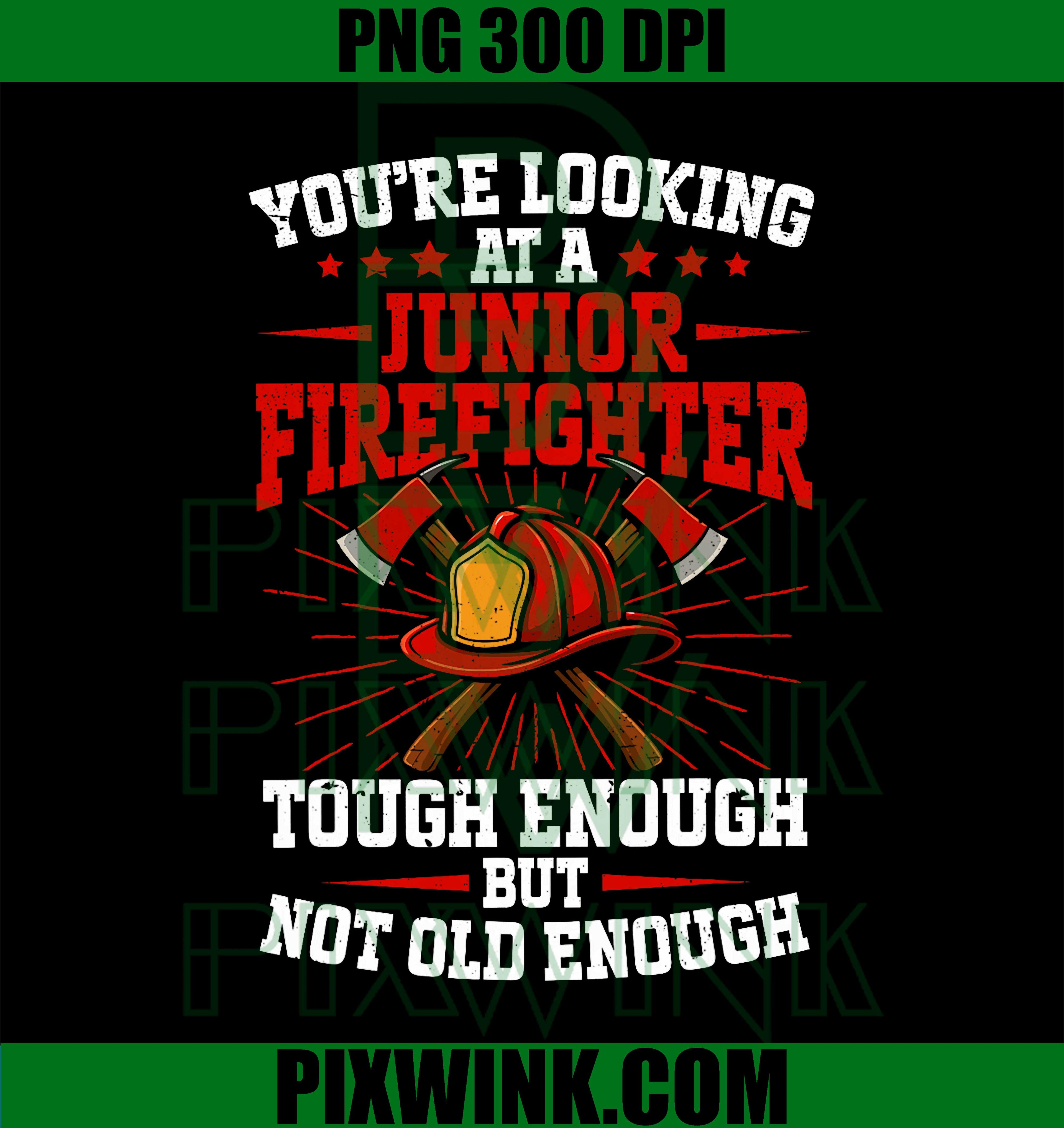 Junior Firefighter, Boy Fire Academy, Youth Future Firefighter PNG