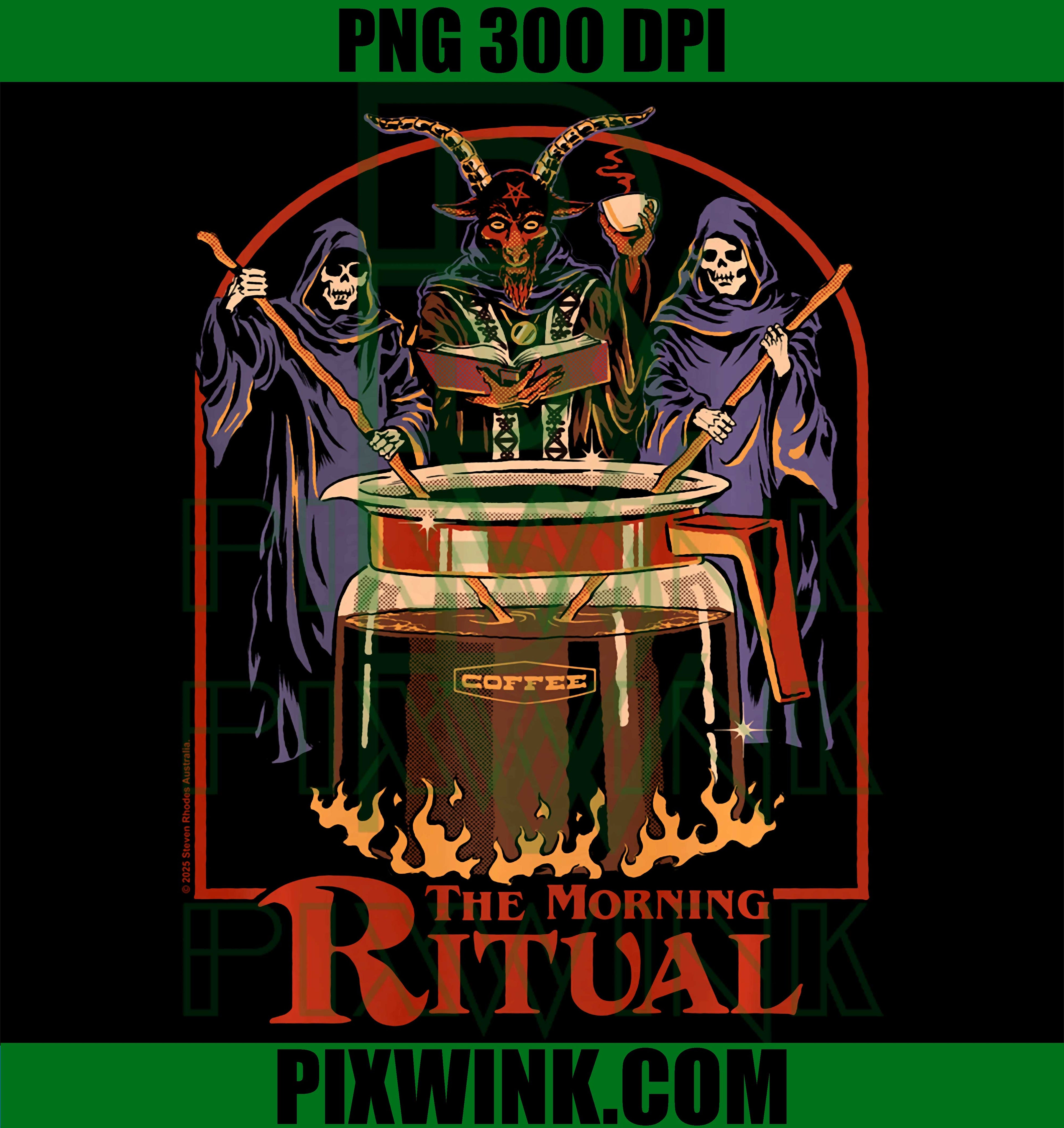 Morning Ritual Coffee PNG, Sarcastic Funny Adult Humor PNG