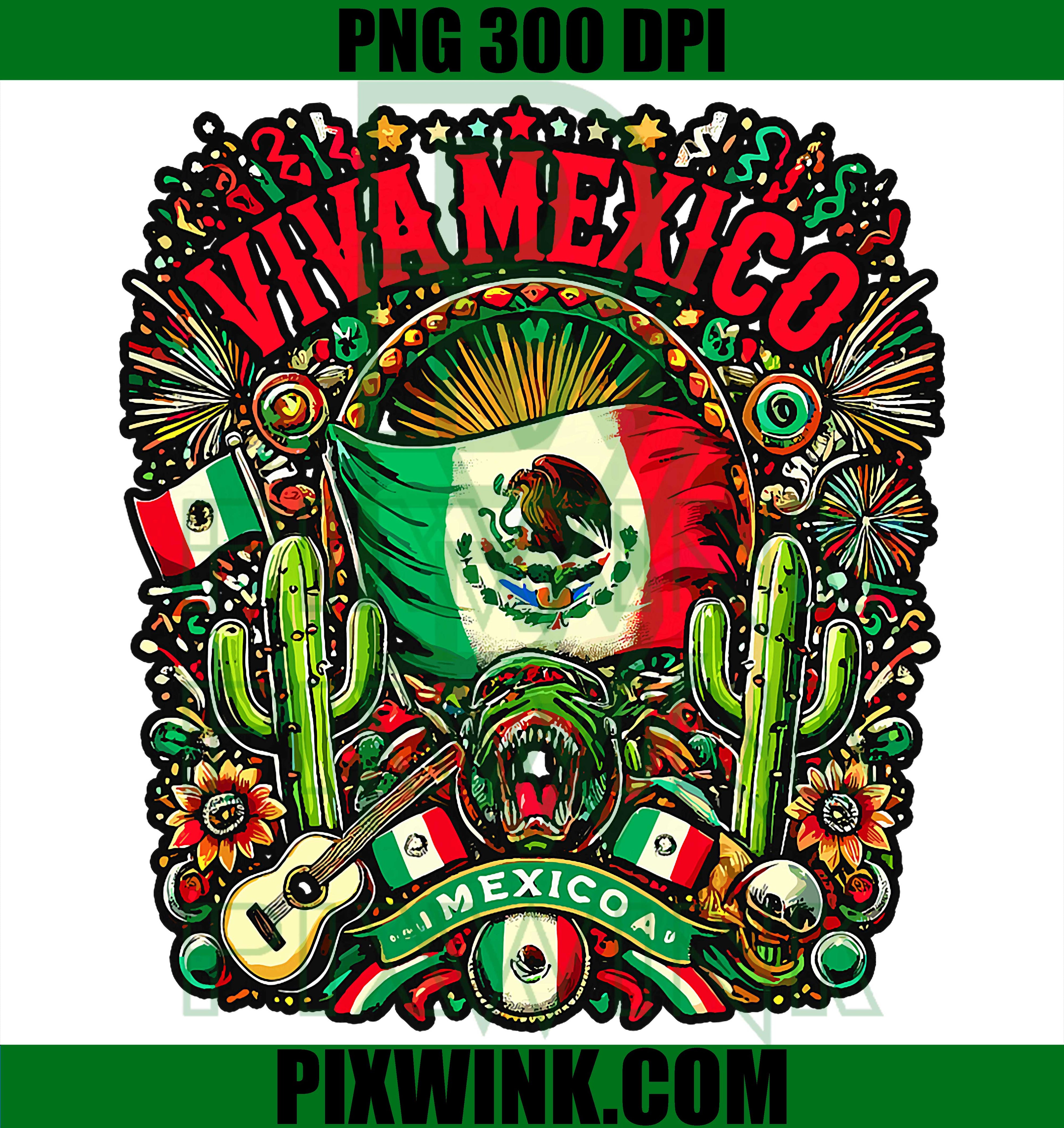 Viva Mexico Independence PNG, Mexican Flag Mexicano Mexicana PNG