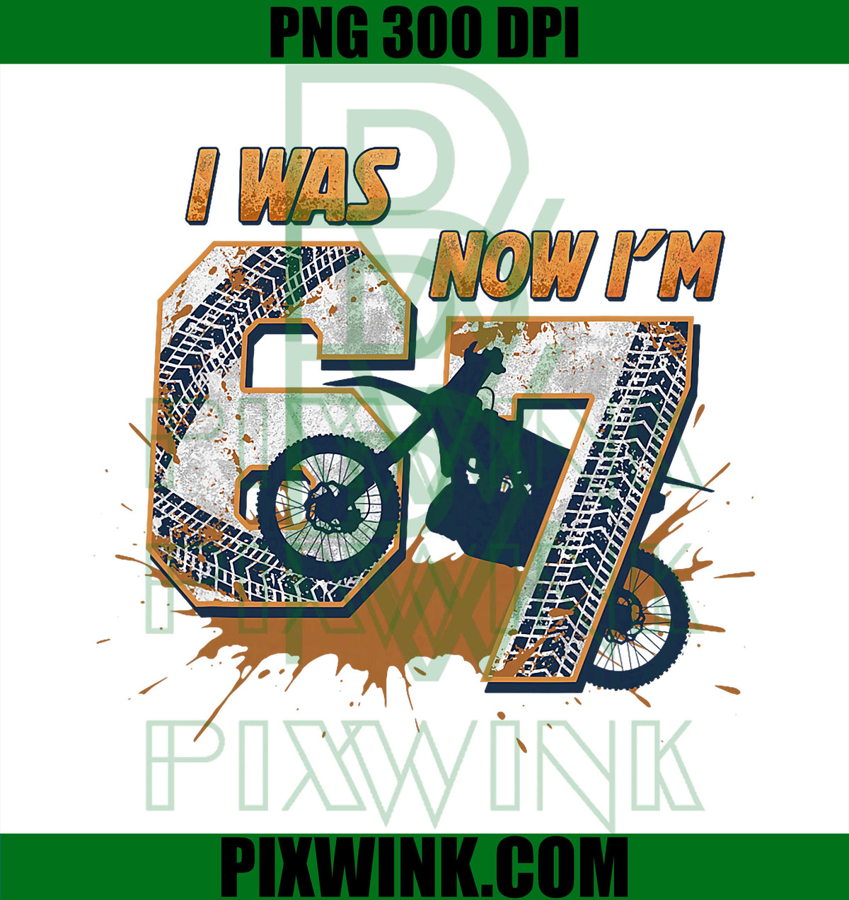 I was 6 Now I'm 7 Birthday Boys, Dirt Bike Motocross Meme PNG Graphic