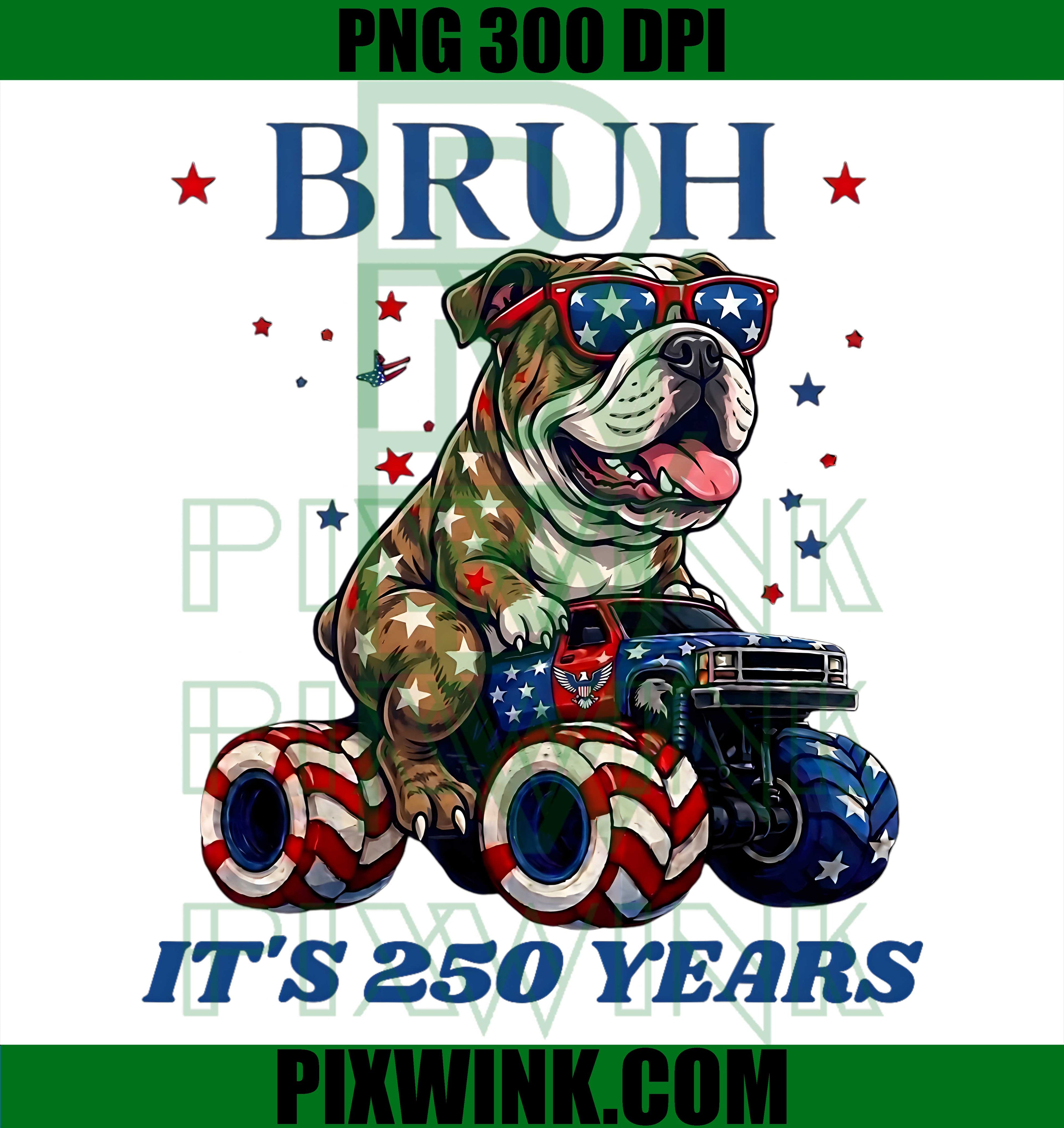 250 Anniversary Dog PNG, 1776 2026 USA PNG, 4th July Patriotic PNG