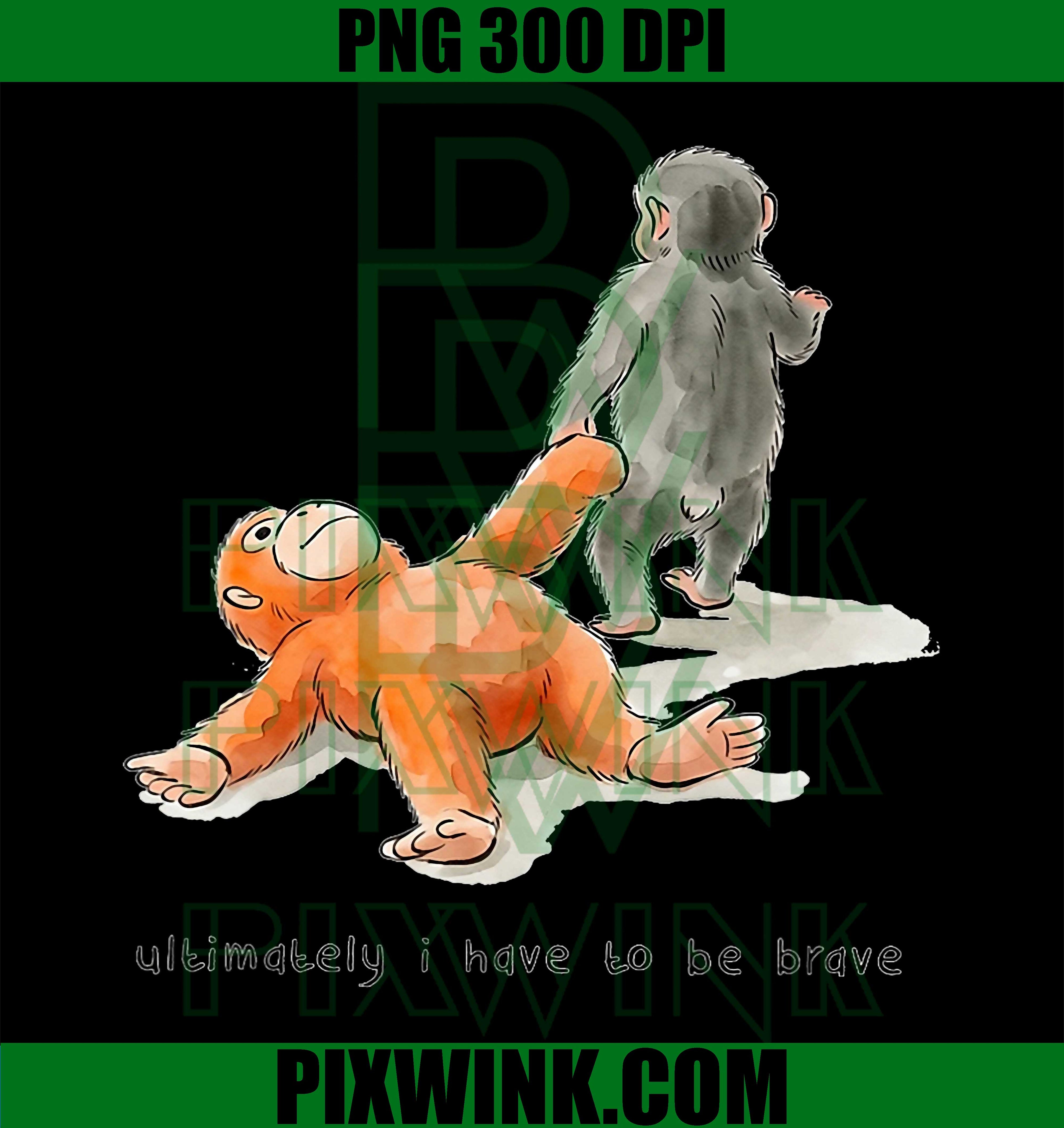 Team Punch Monkey Support Squad PNG, Cute Funny Animal Graphic Design PNG