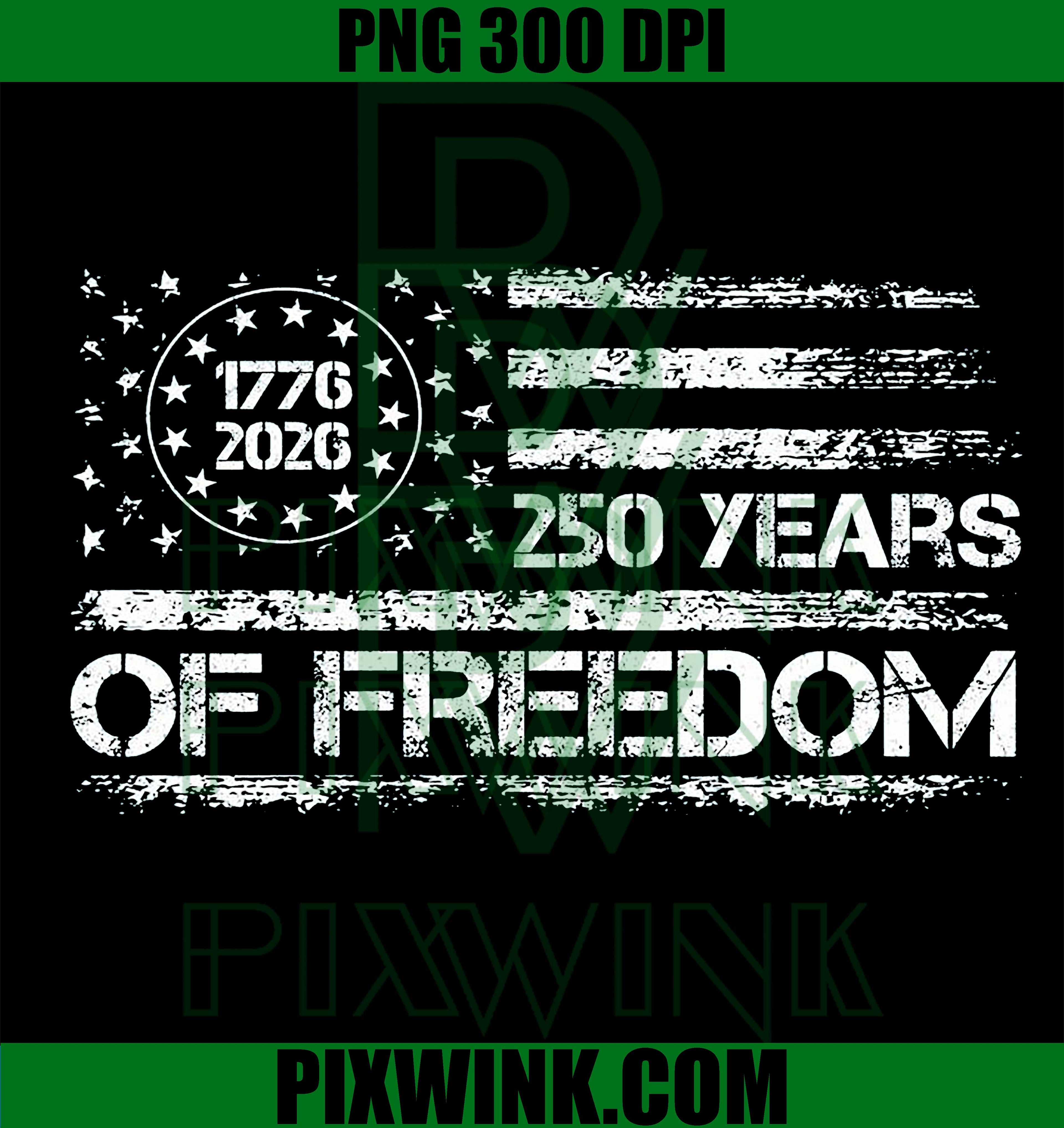 America 250th Anniversary PNG, Patriotic USA Flag 1776 2026 PNG