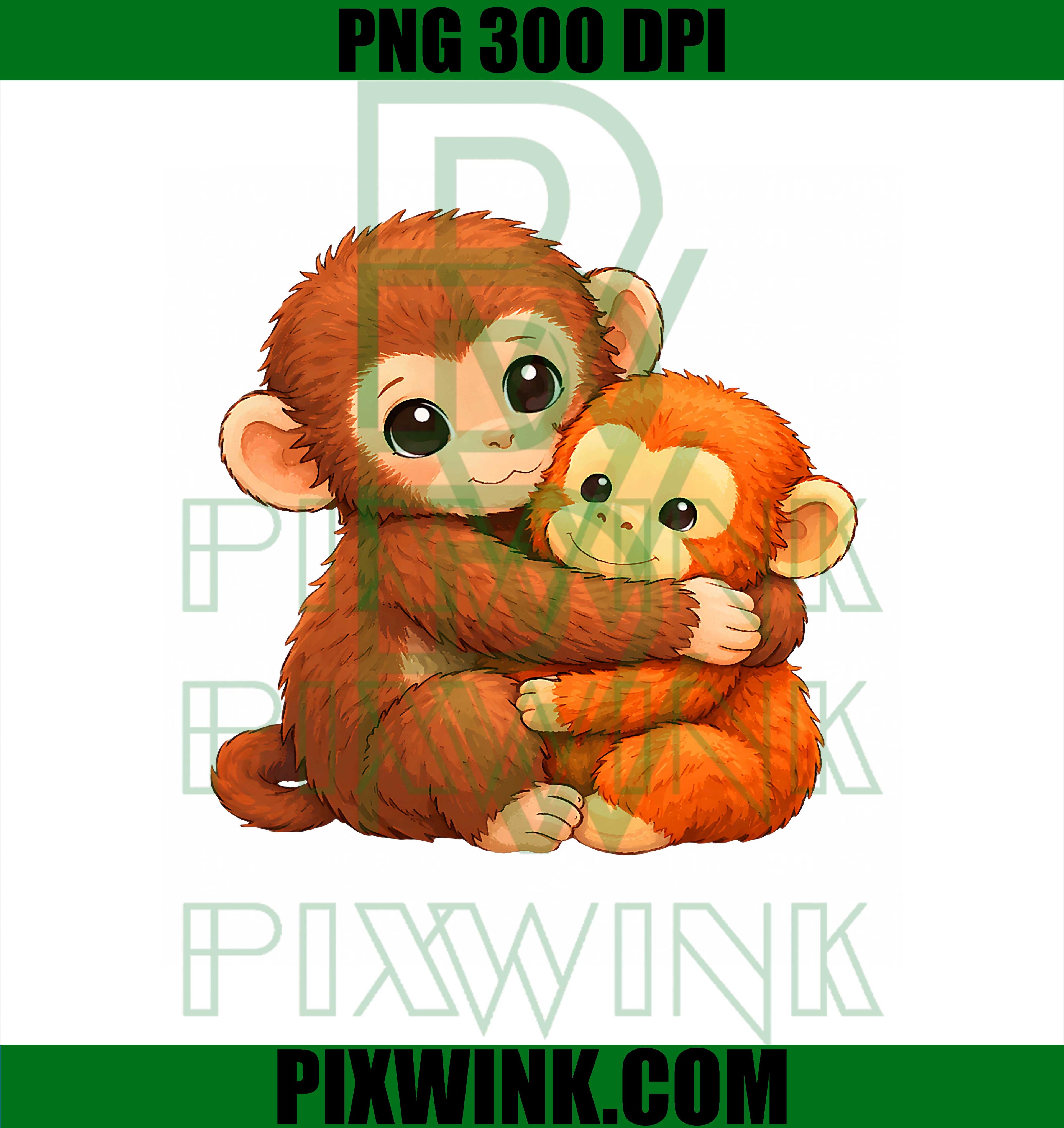 Baby Monkey Punch Love History PNG, Cute Monkey Punch Love PNG