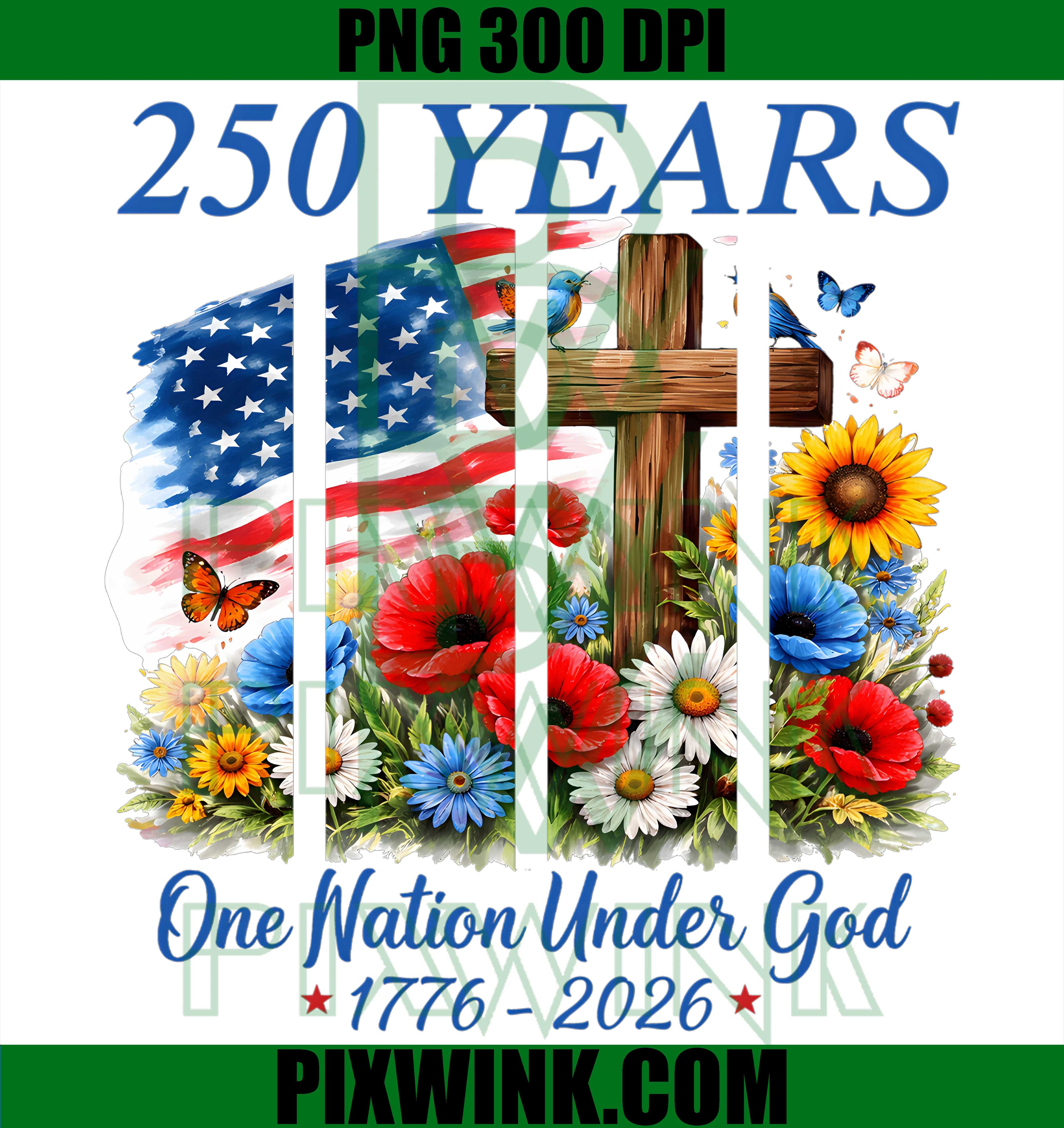 250 Years America Anniversary PNG, USA 250th Birthday Celebration PNG