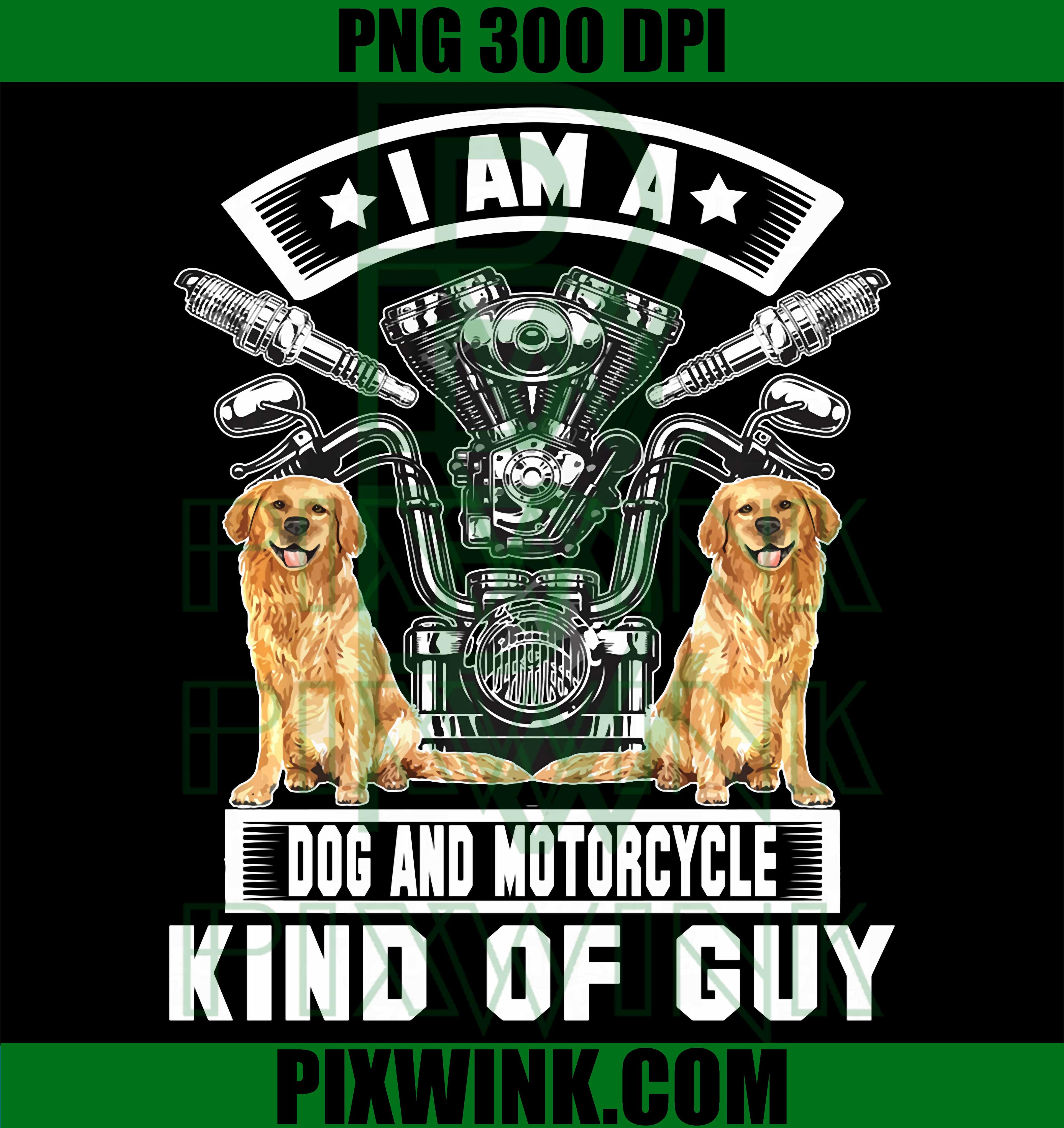 Motorcycle Dog PNG, Biker Dad Labrador Riding PNG