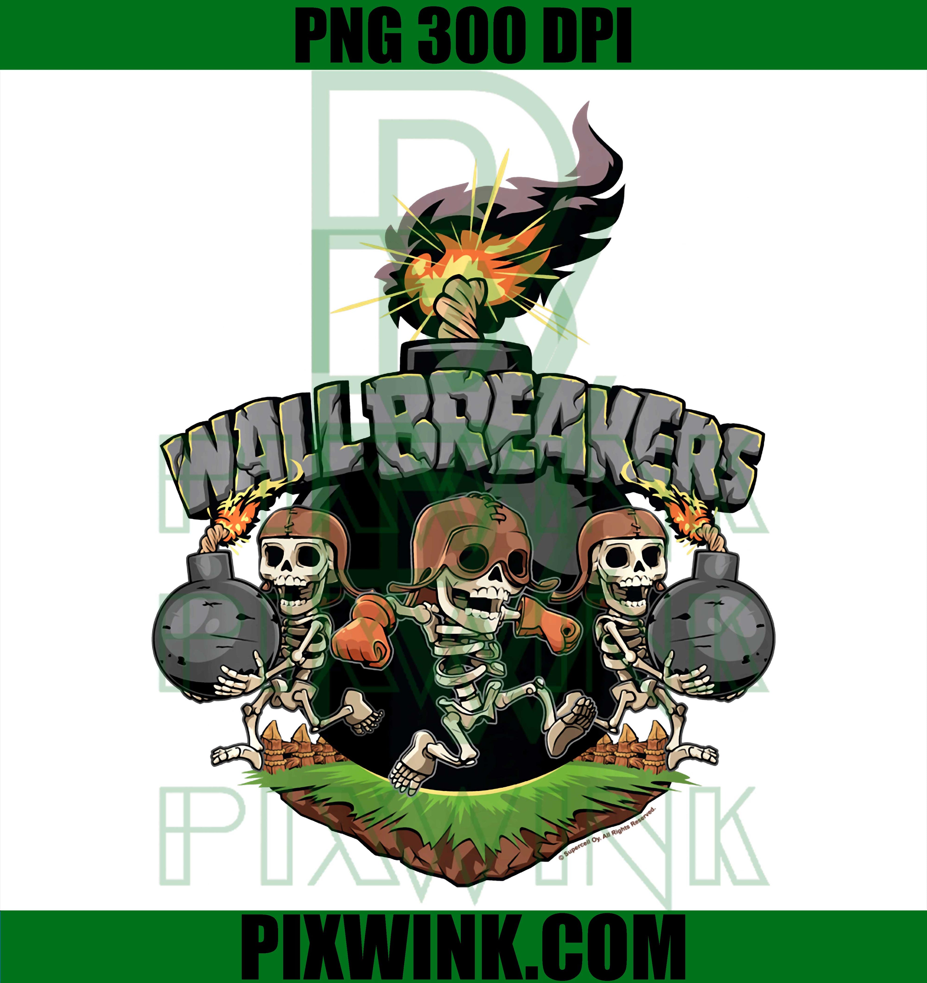 Clash of Clans Wall Breakers PNG, Skeleton Logo Game PNG