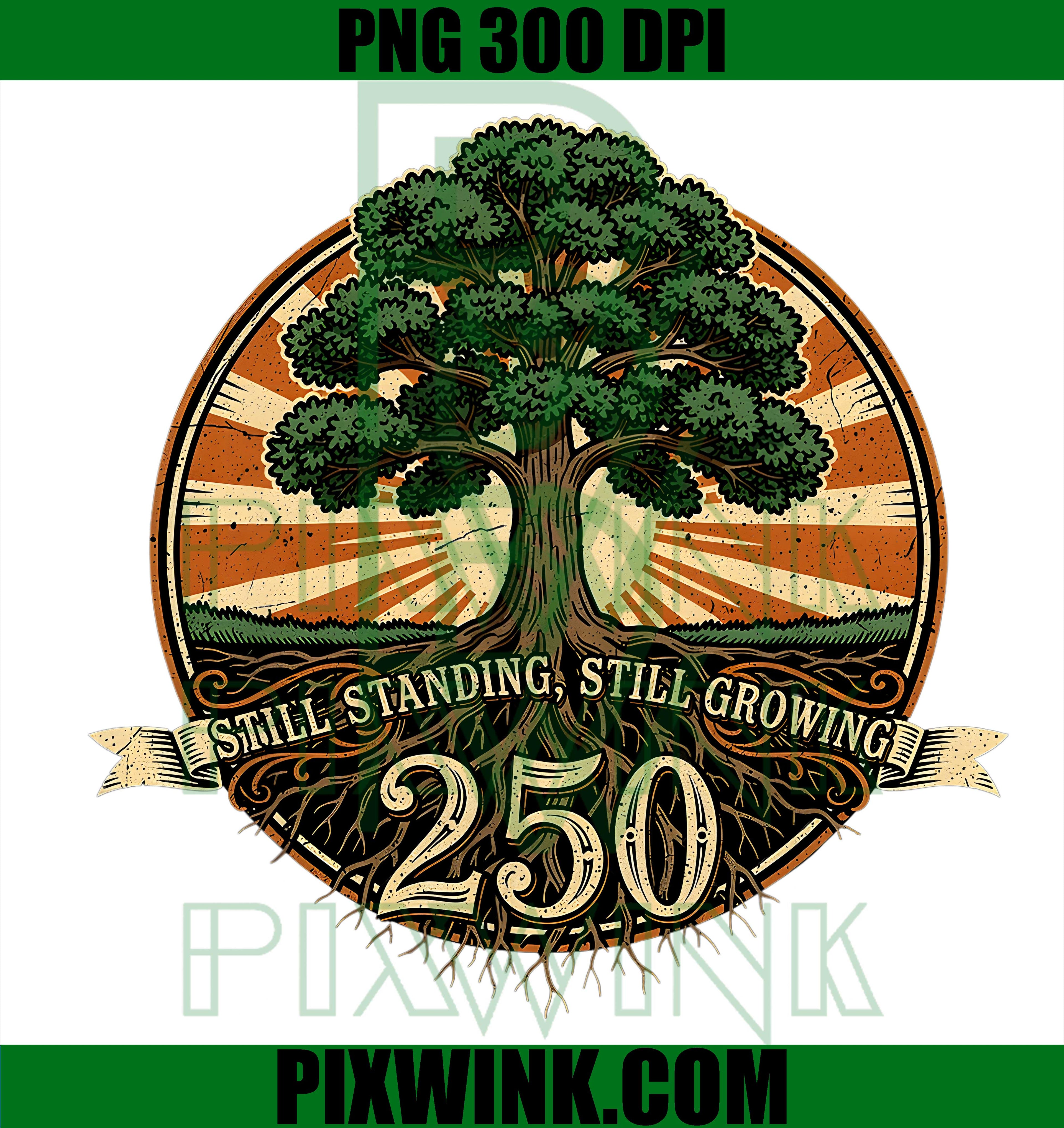 Still Growing PNG, America 250th PNG, Patriotic Flag PNG