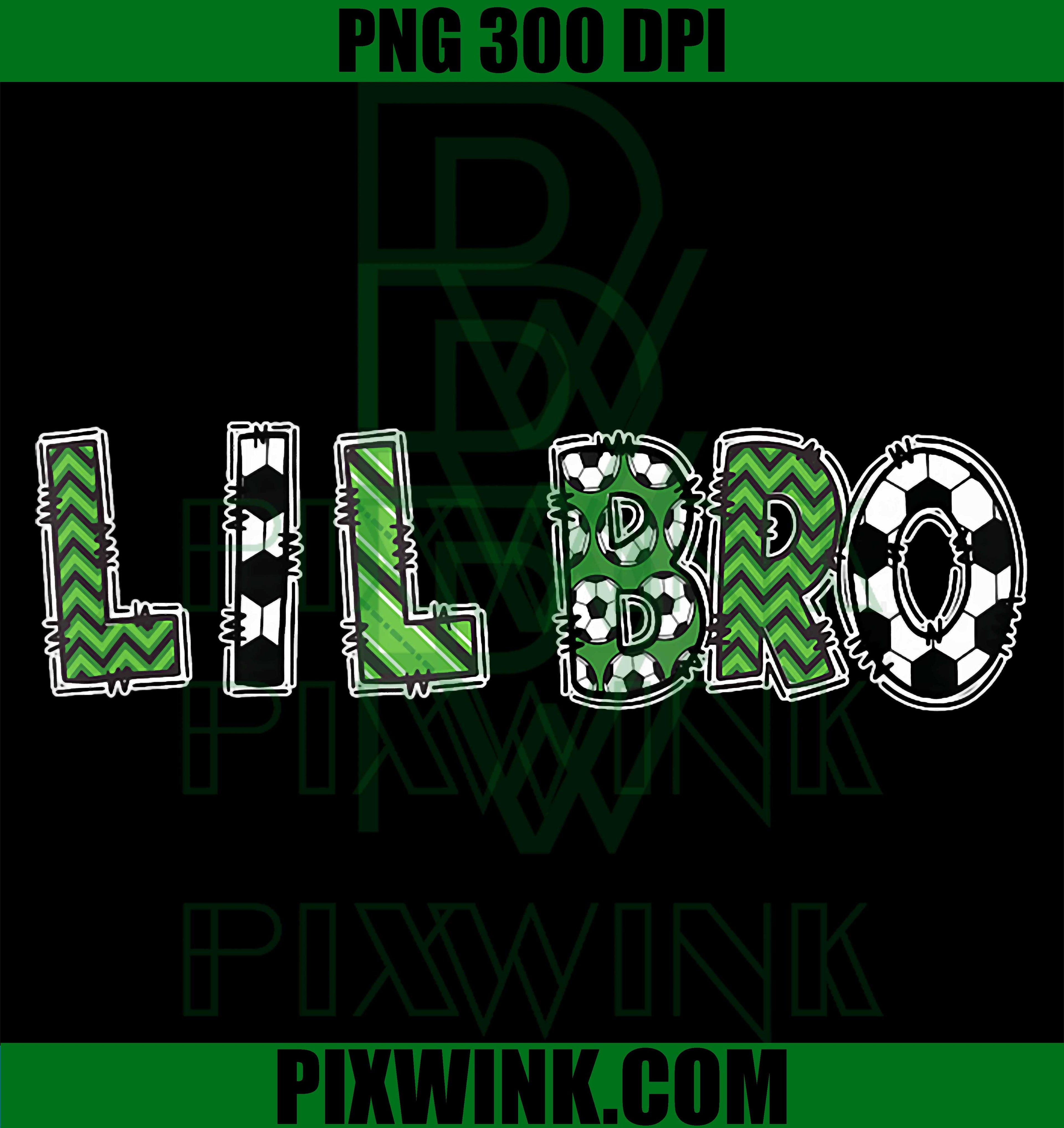 Retro Soccer Brother PNG, Lil Bro Birthday Soccer PNG