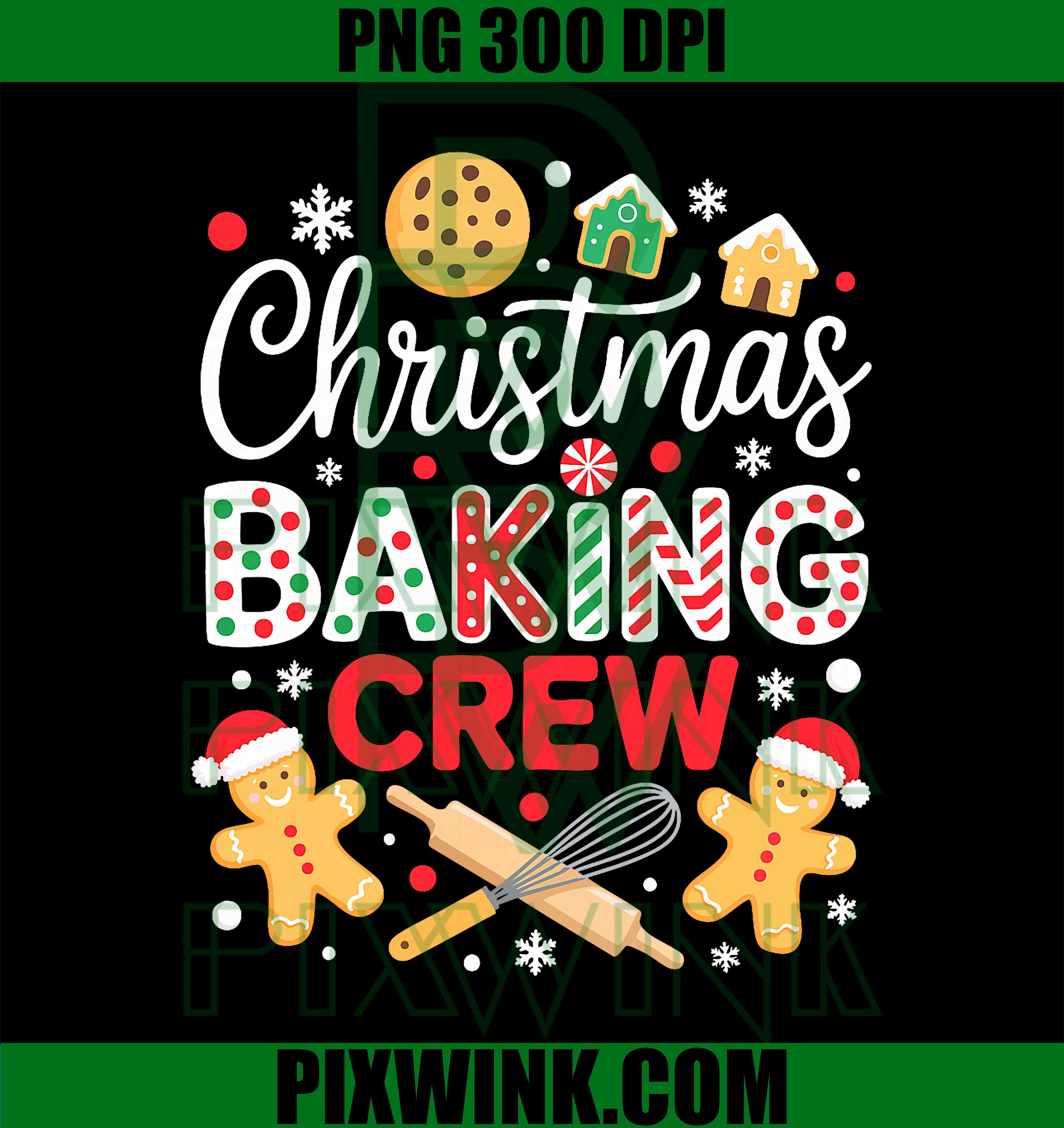 Christmas Baking Crew PNG, Christmas Cookie PNG