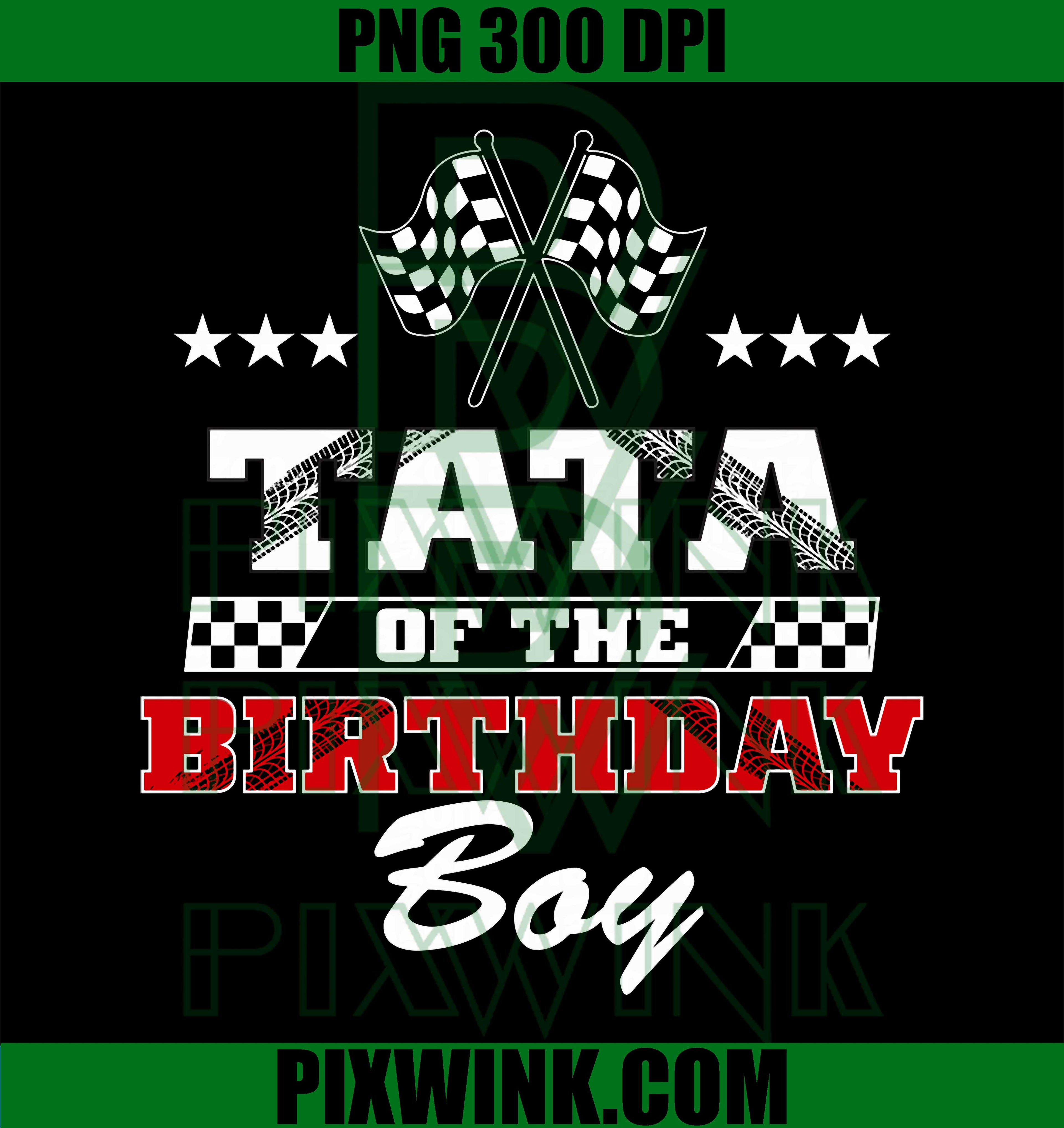 Tata Birthday Boy Soccer PNG, Family Soccer Party Design PNG