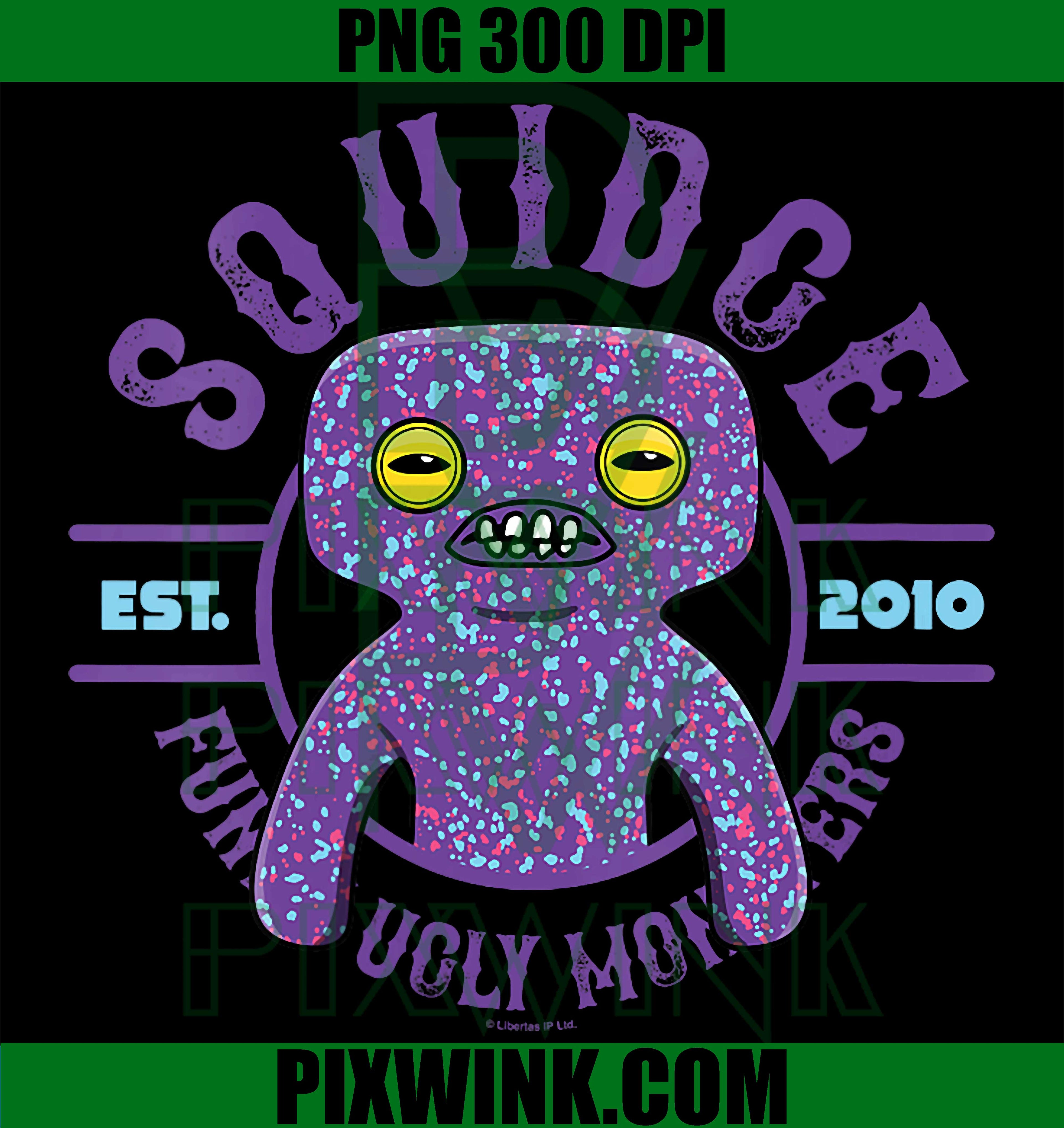 Squidge Laboratory PNG, Misfits Ugly Monsters PNG