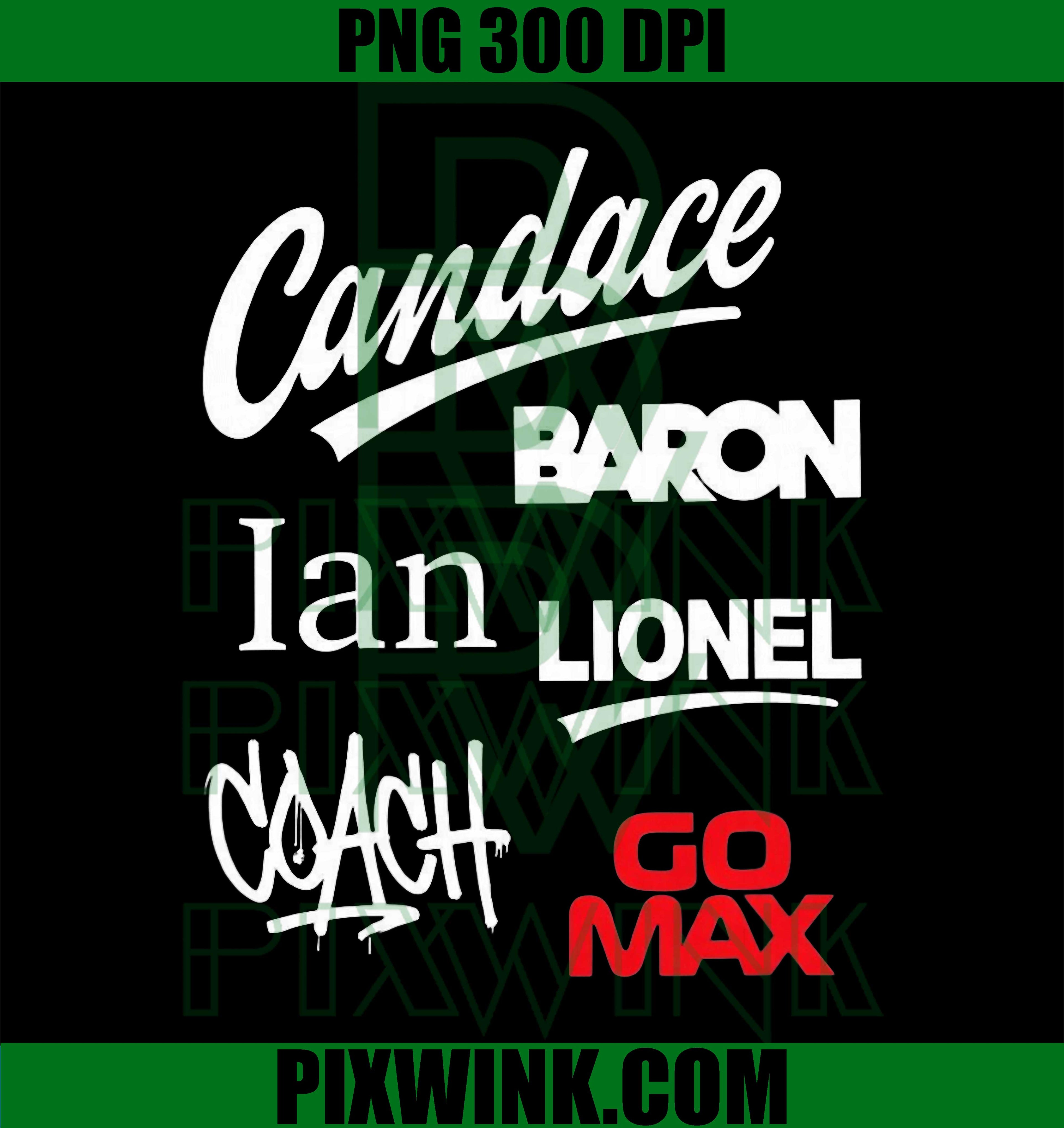 Team Candace Baron Coleman PNG, Fan Coach Lionel GO MAX Sports Meme PNG