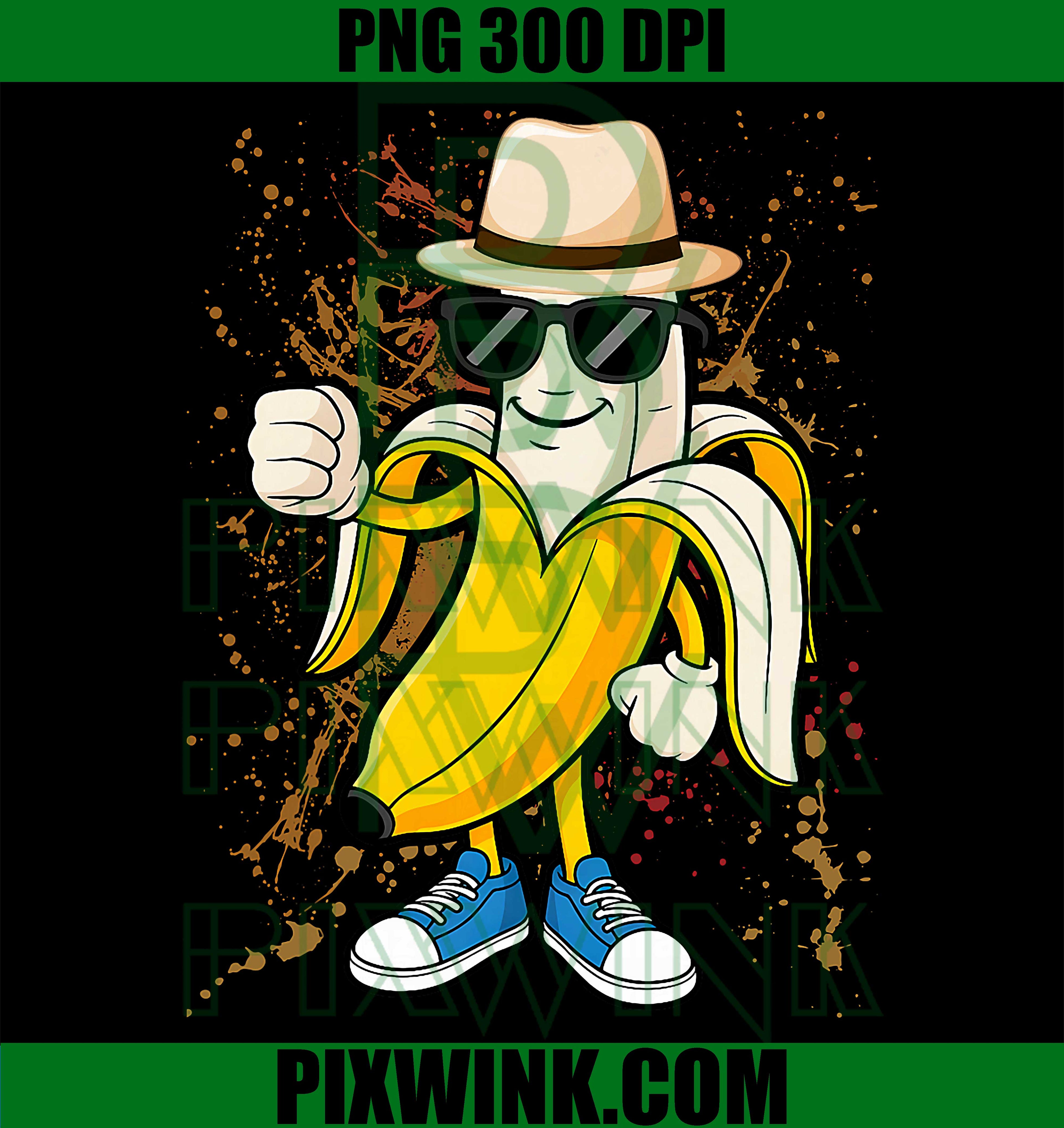 Banana Art Lovers PNG, Yellow Fruit Banana PNG