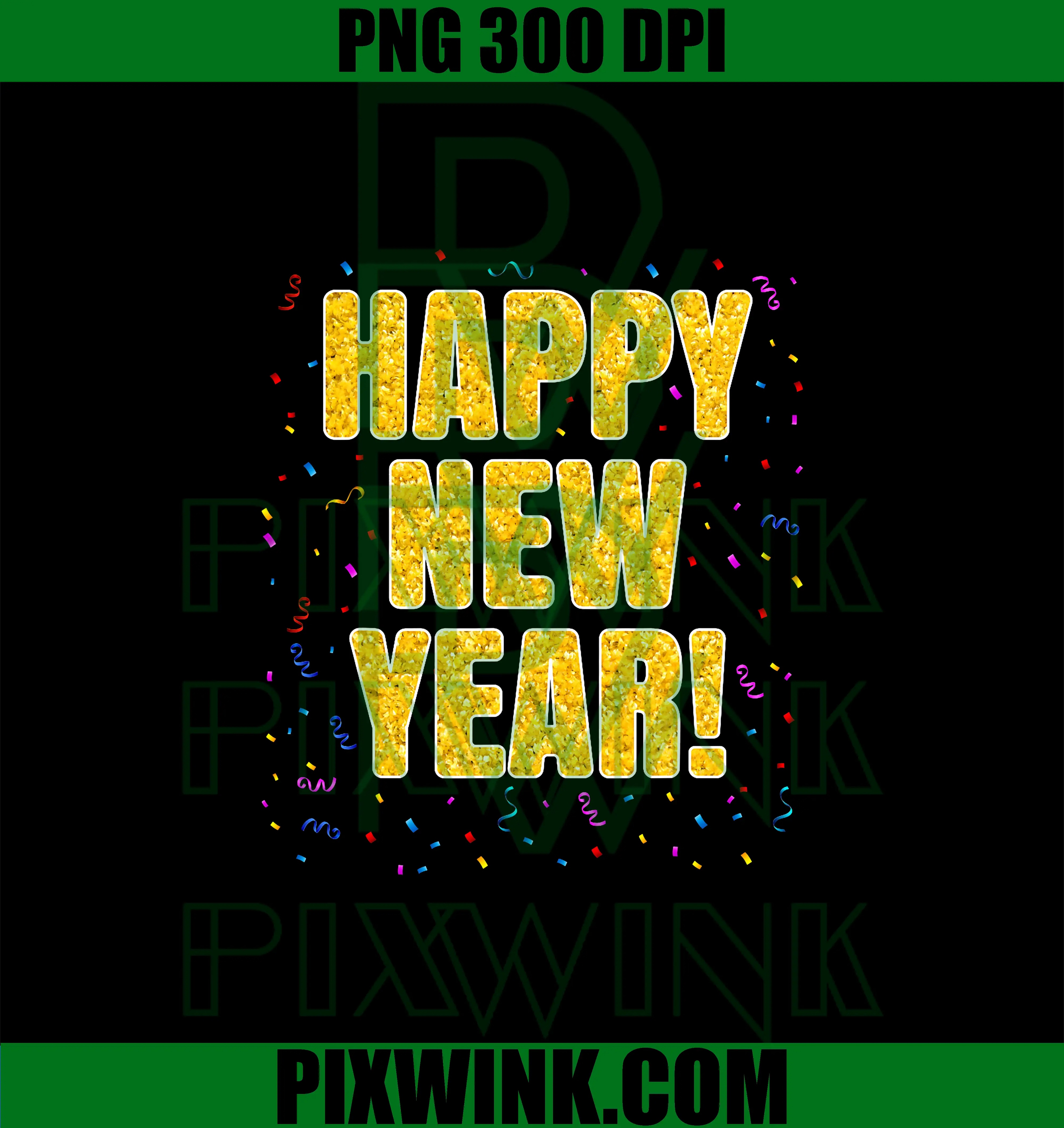 2026 Happy New Year PNG, Family Matching New Year Party PNG