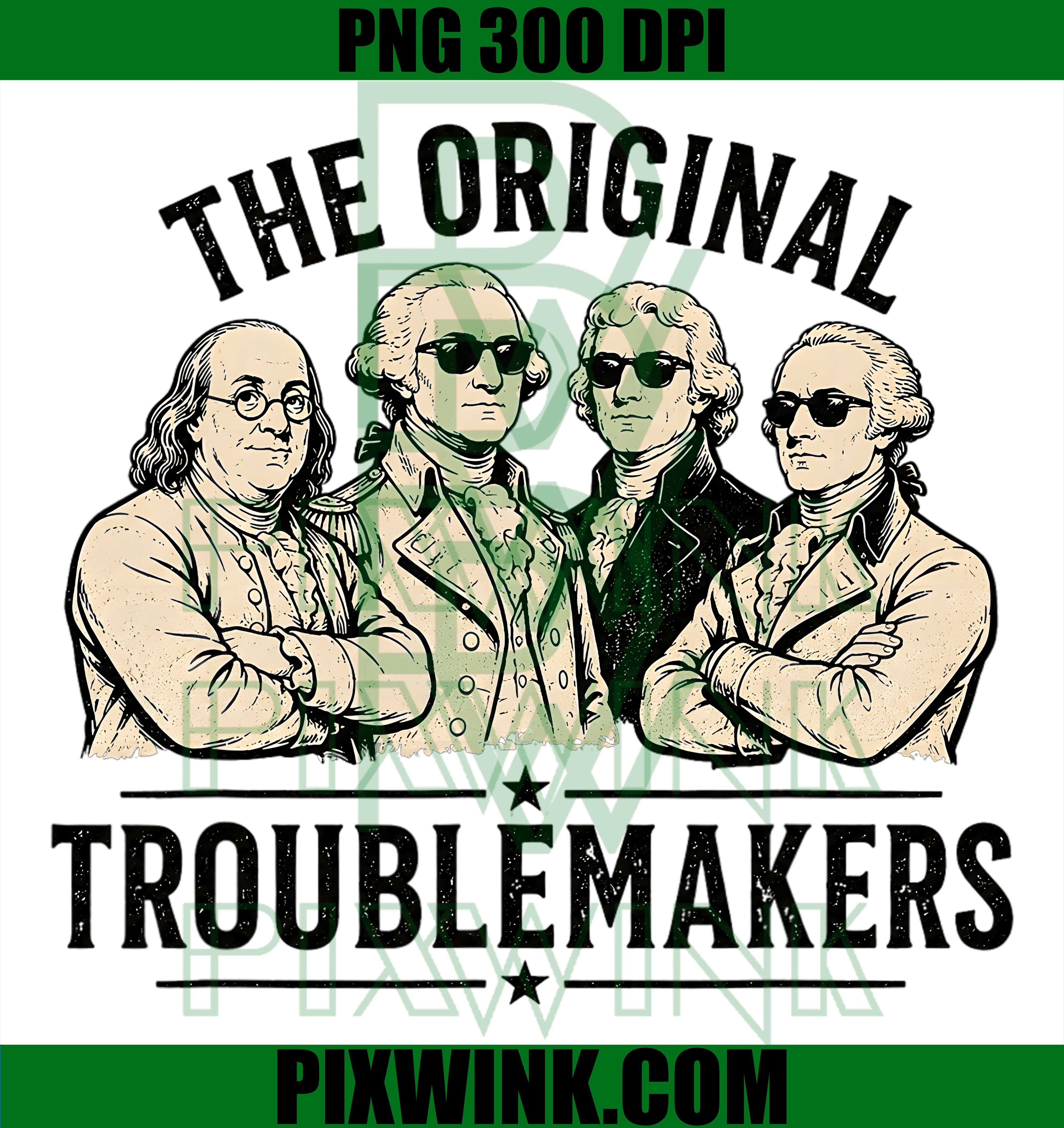 Patriotic Founding Fathers PNG, 250th Anniversary USA PNG, America 1776 2026 PNG