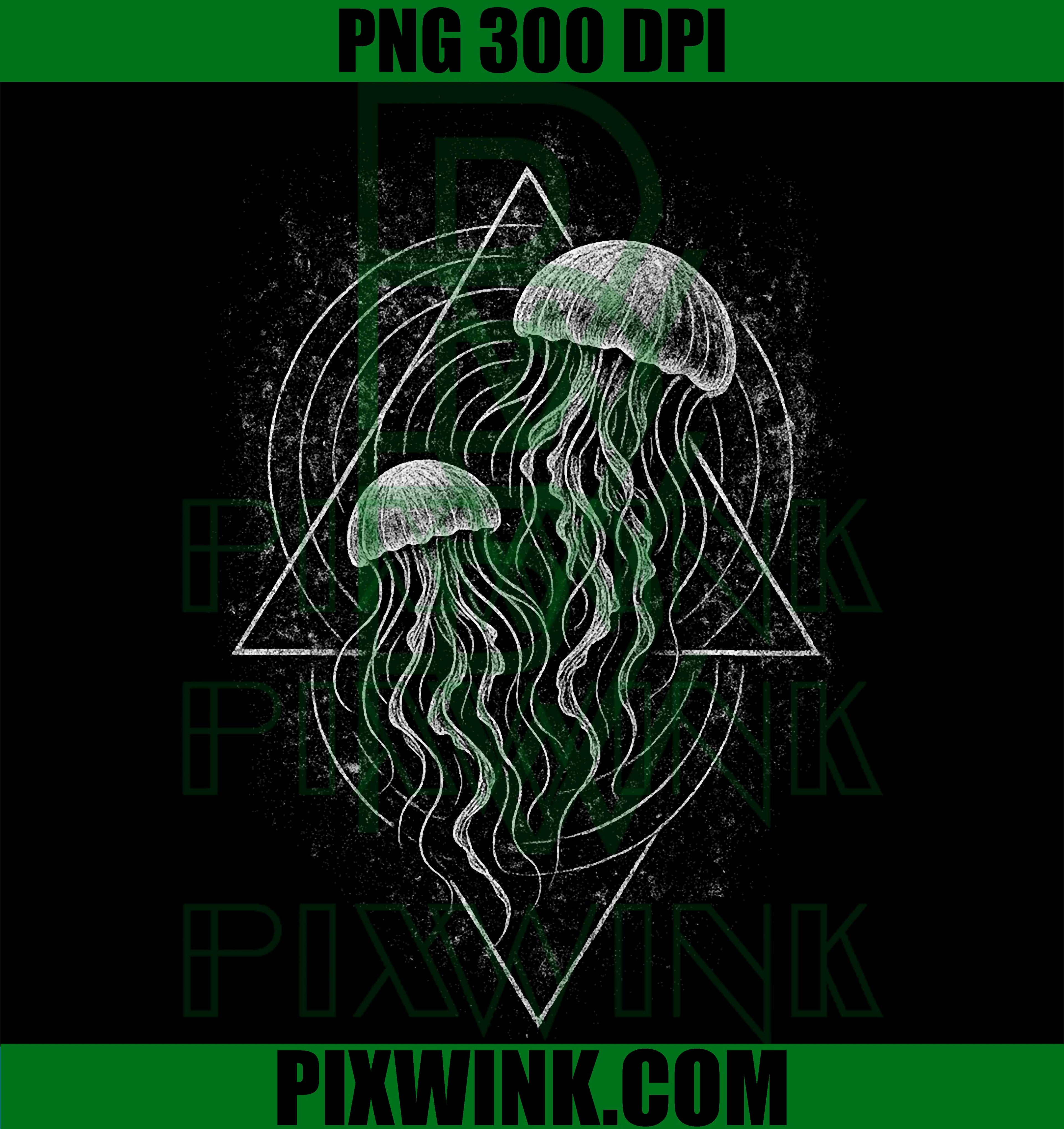 Jellyfish Goth Grunge PNG, Y2K Aesthetic Alternative PNG
