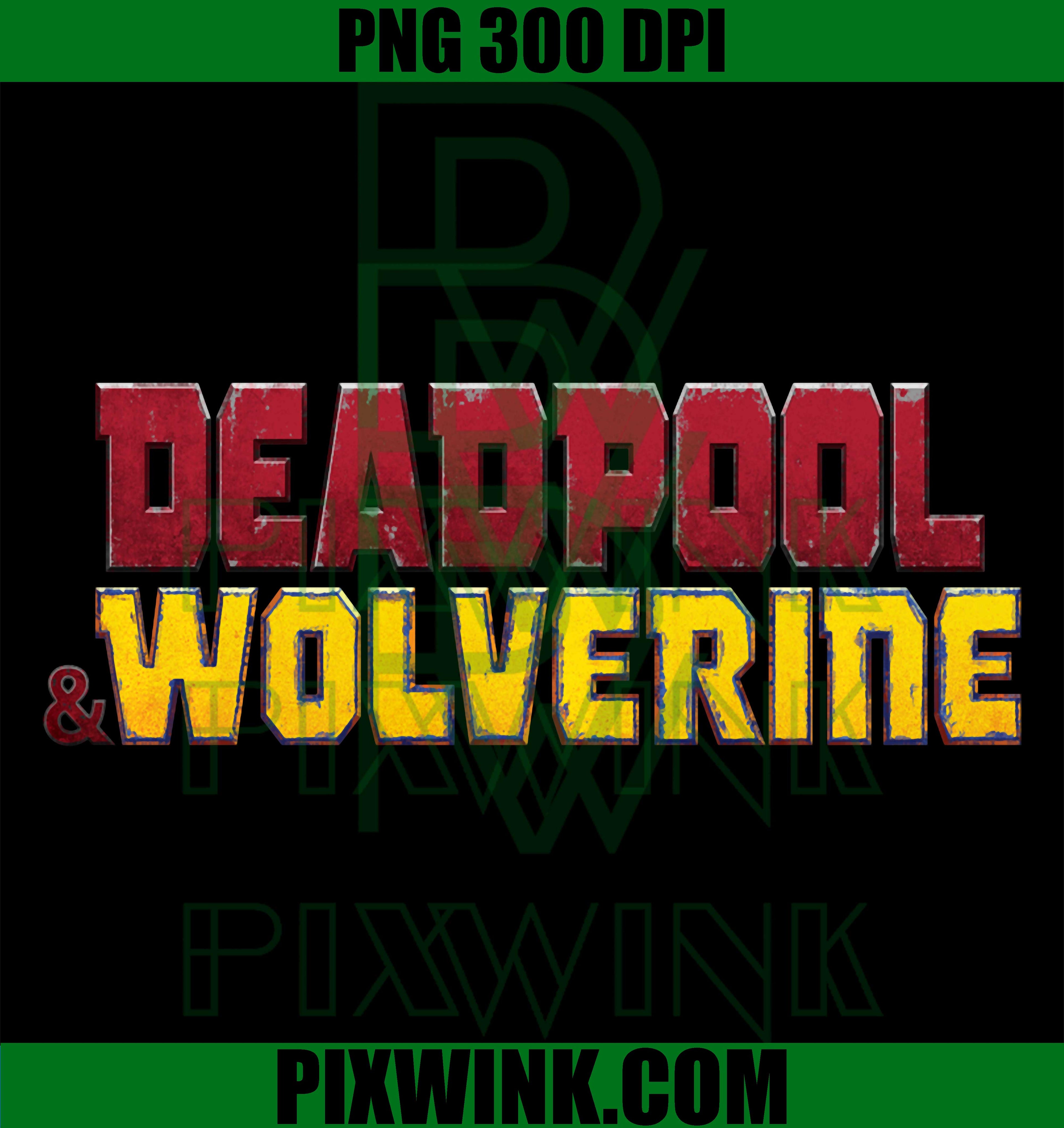 Deadpool Wolverine Best Buds PNG, Marvel Comics Clash PNG