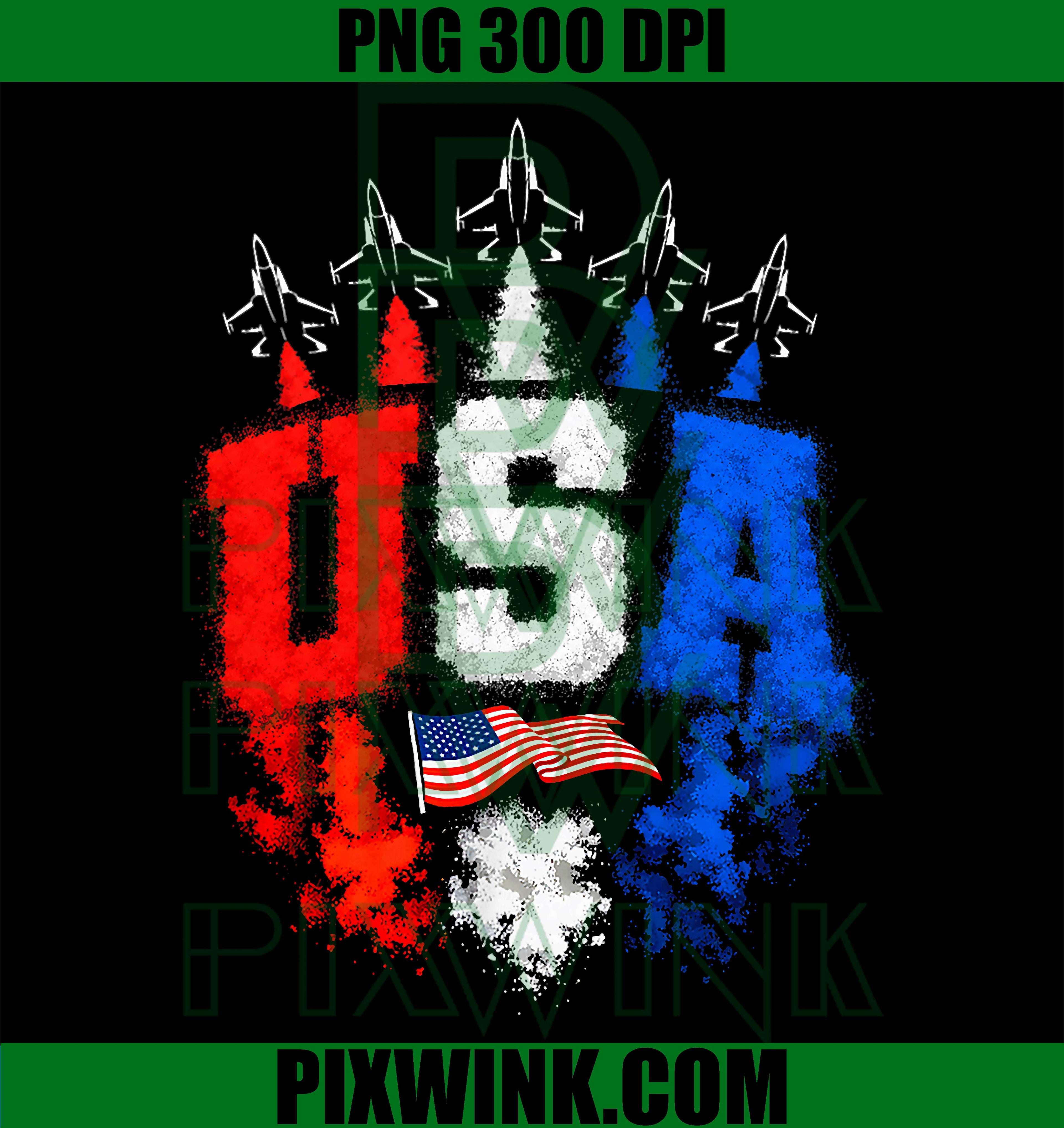 Fighter Jets American Flag USA PNG, Patriotic Men Women Kids PNG