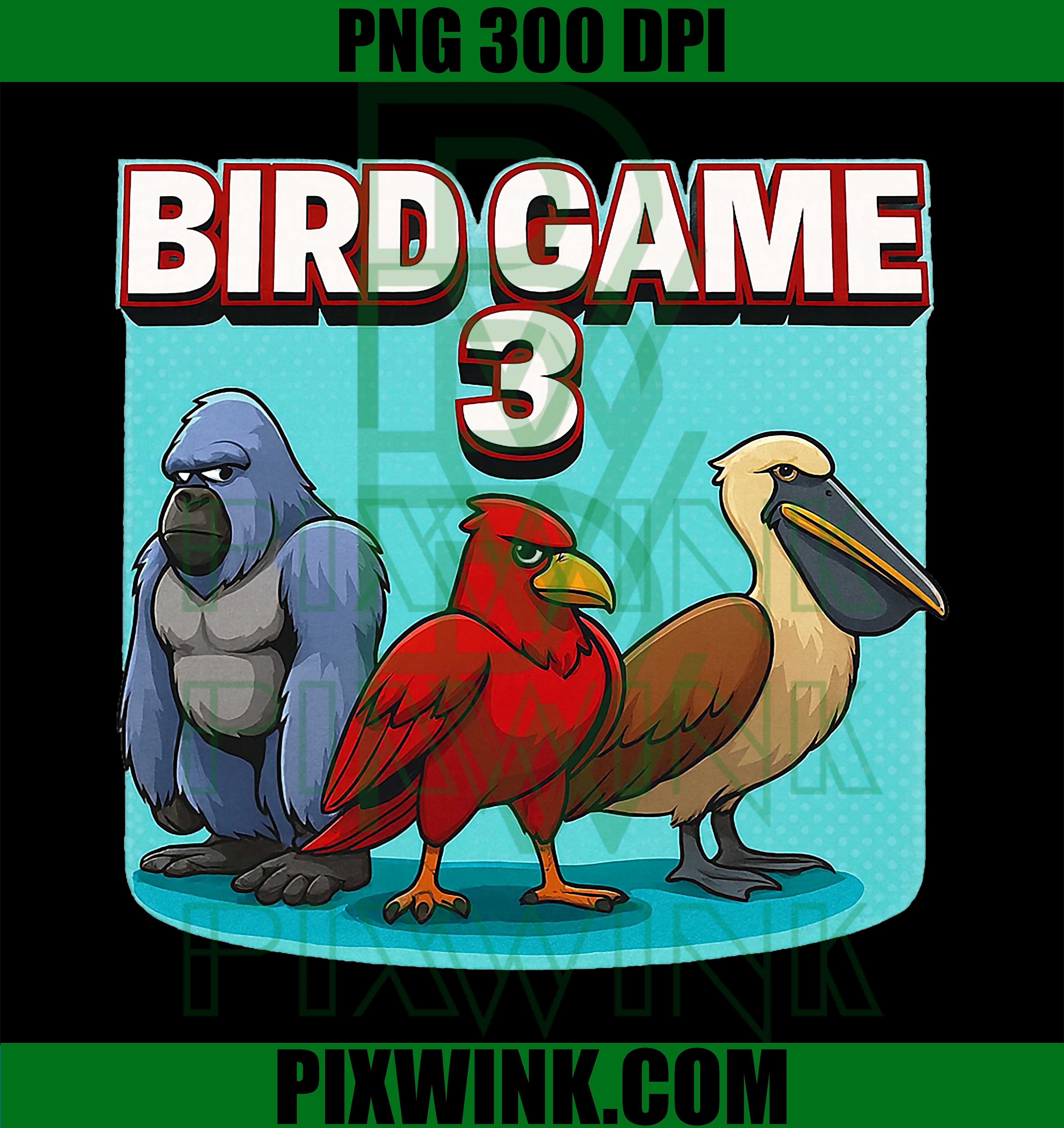 Bird Game 3 Viral Meme Parody, Cute and Comic Birds PNG