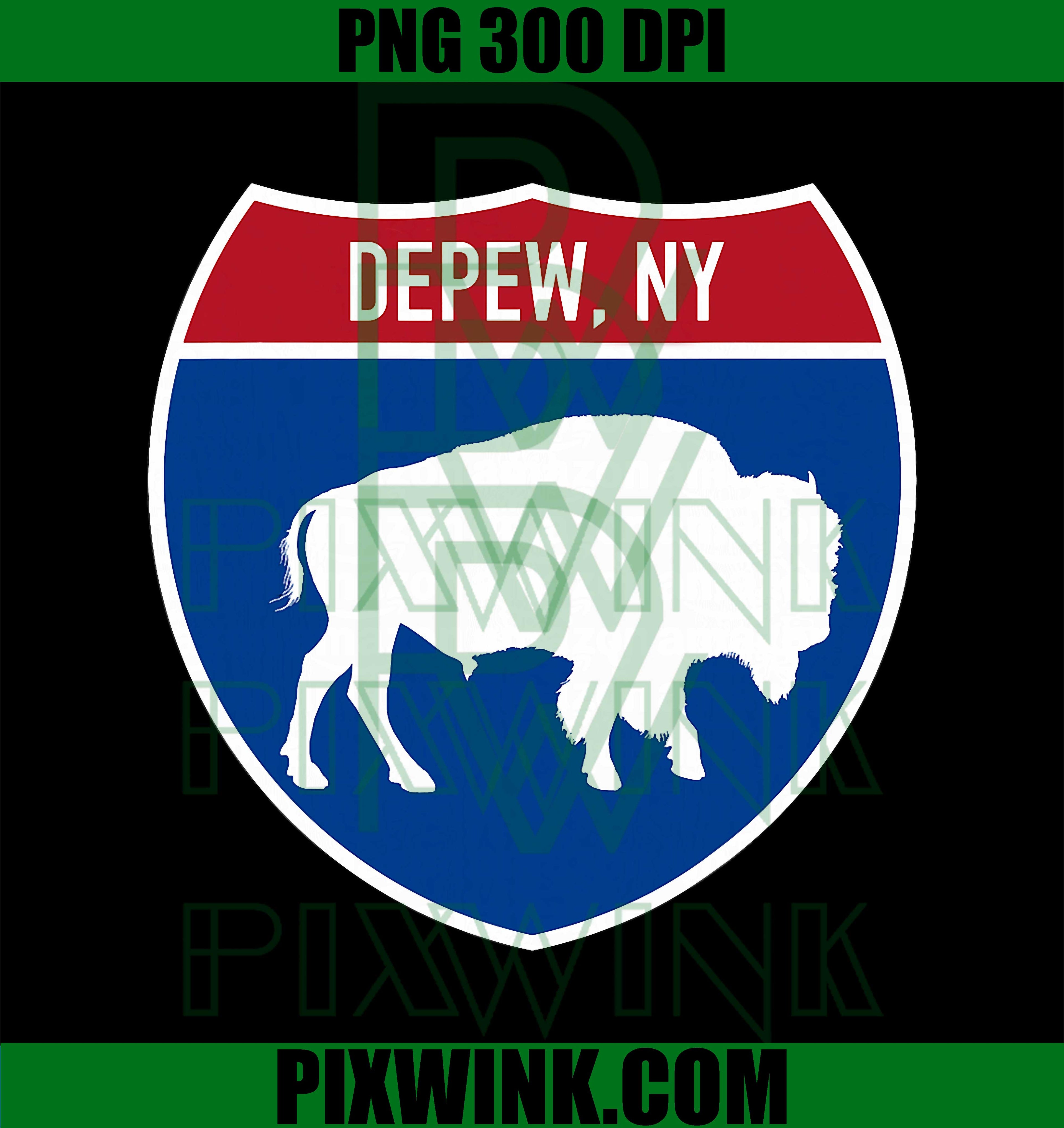Depew New York Buffalo NY PNG, Highway Interstate Sign PNG