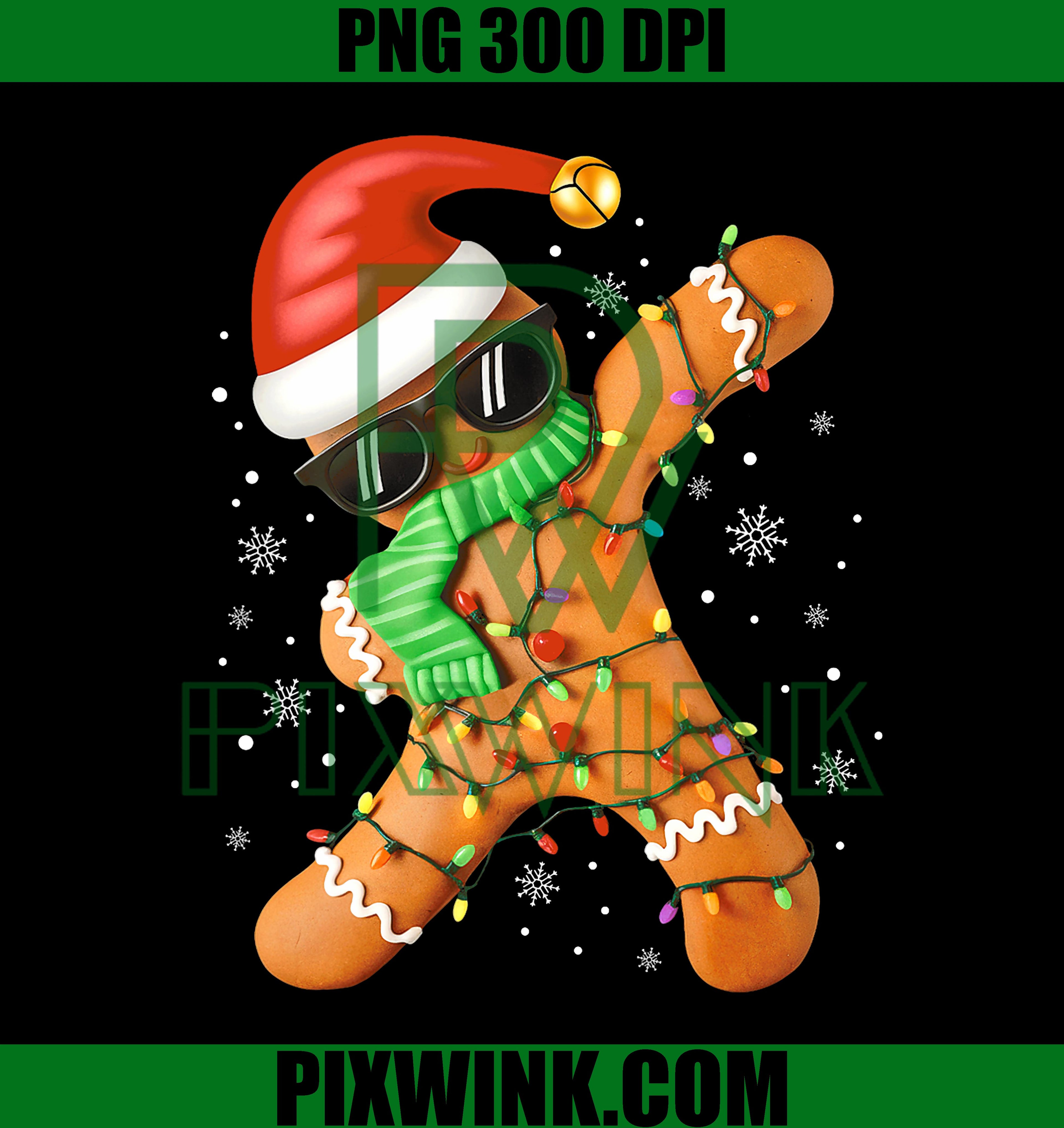 Funny Christmas Dabbing Gingerbread