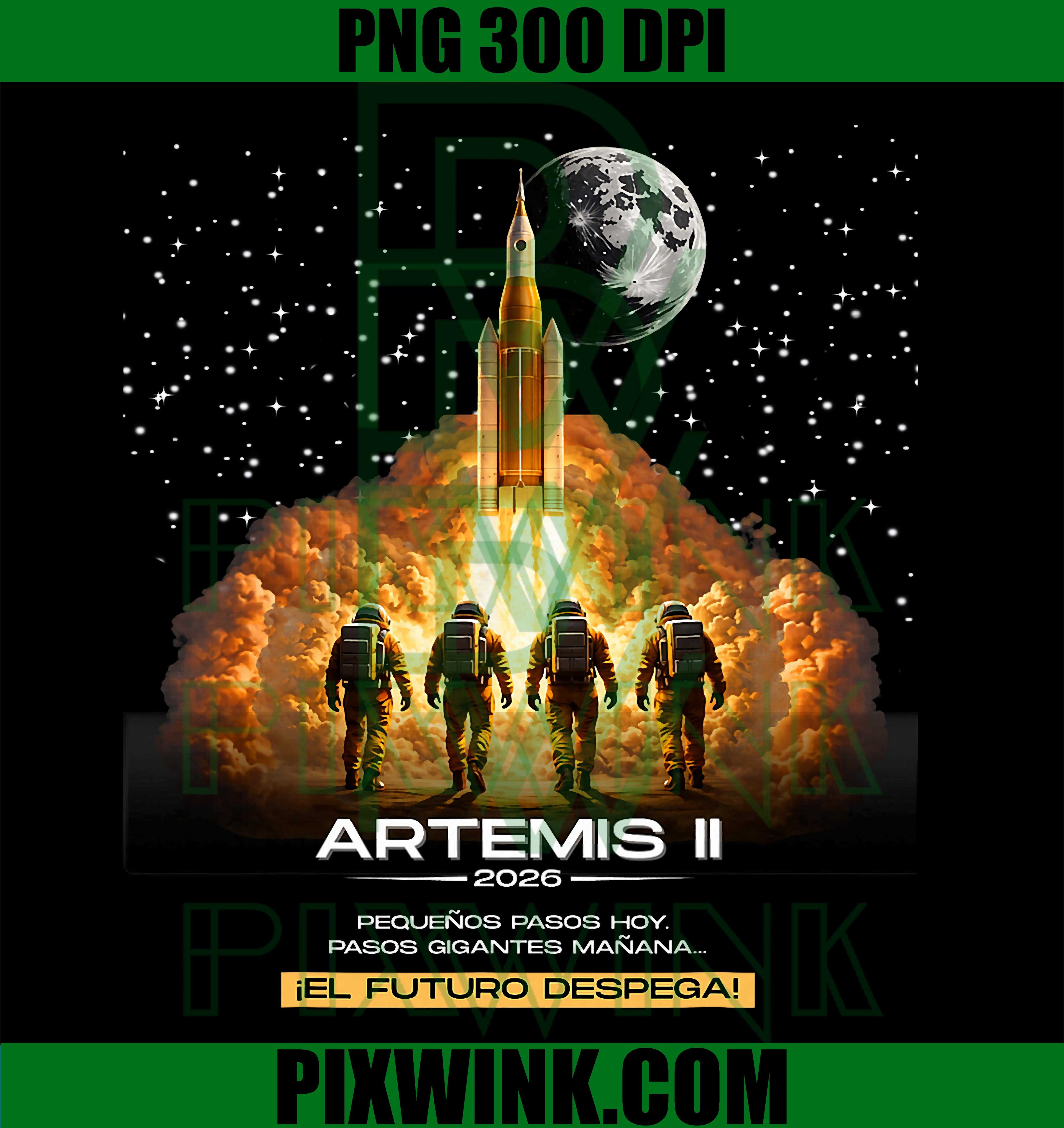 Artemis Launch PNG, Moon Graduation Day PNG Space NASA Design