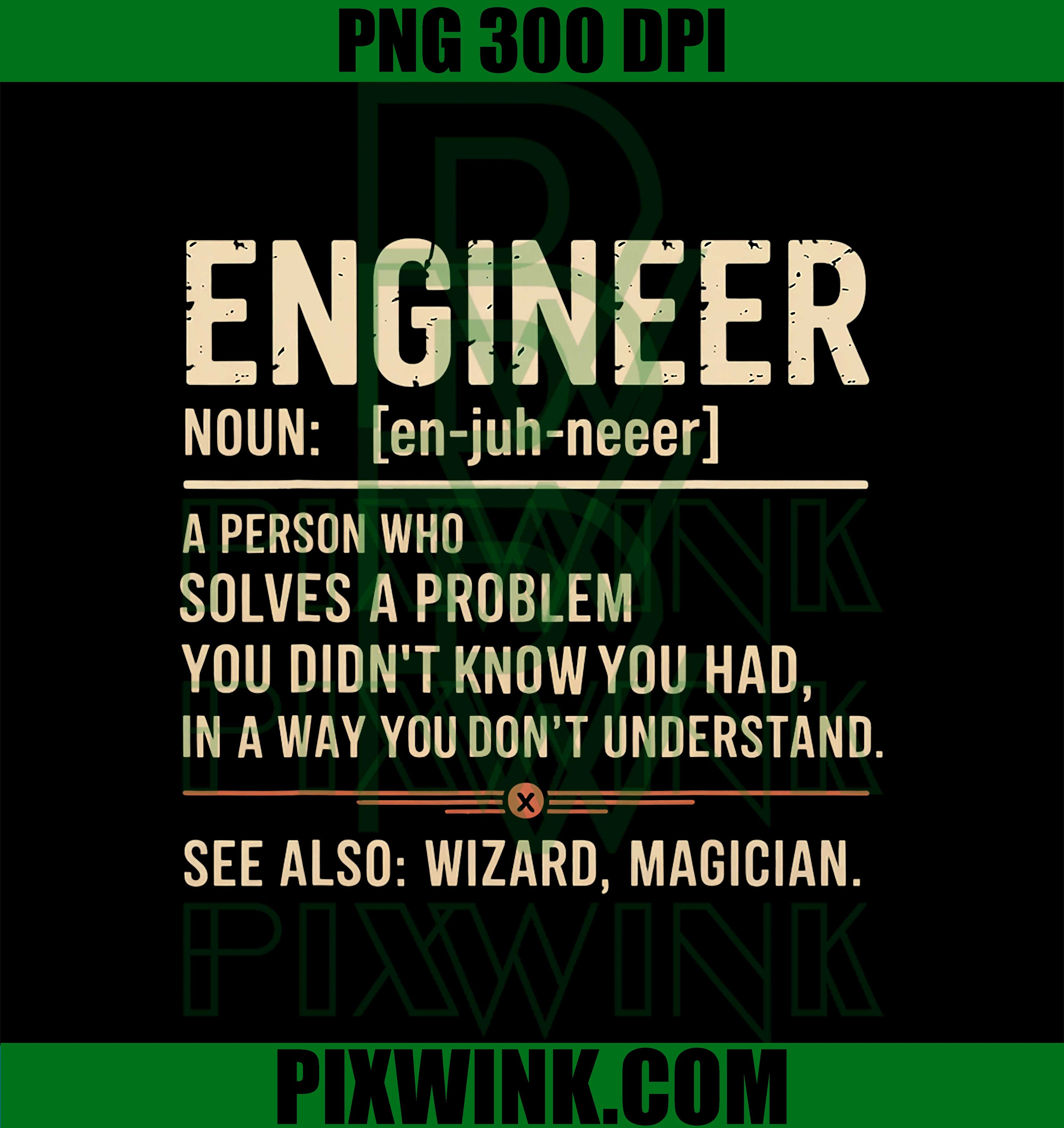 Exclusive Engineer Definition, Engineering Design Tech Lovers PNG