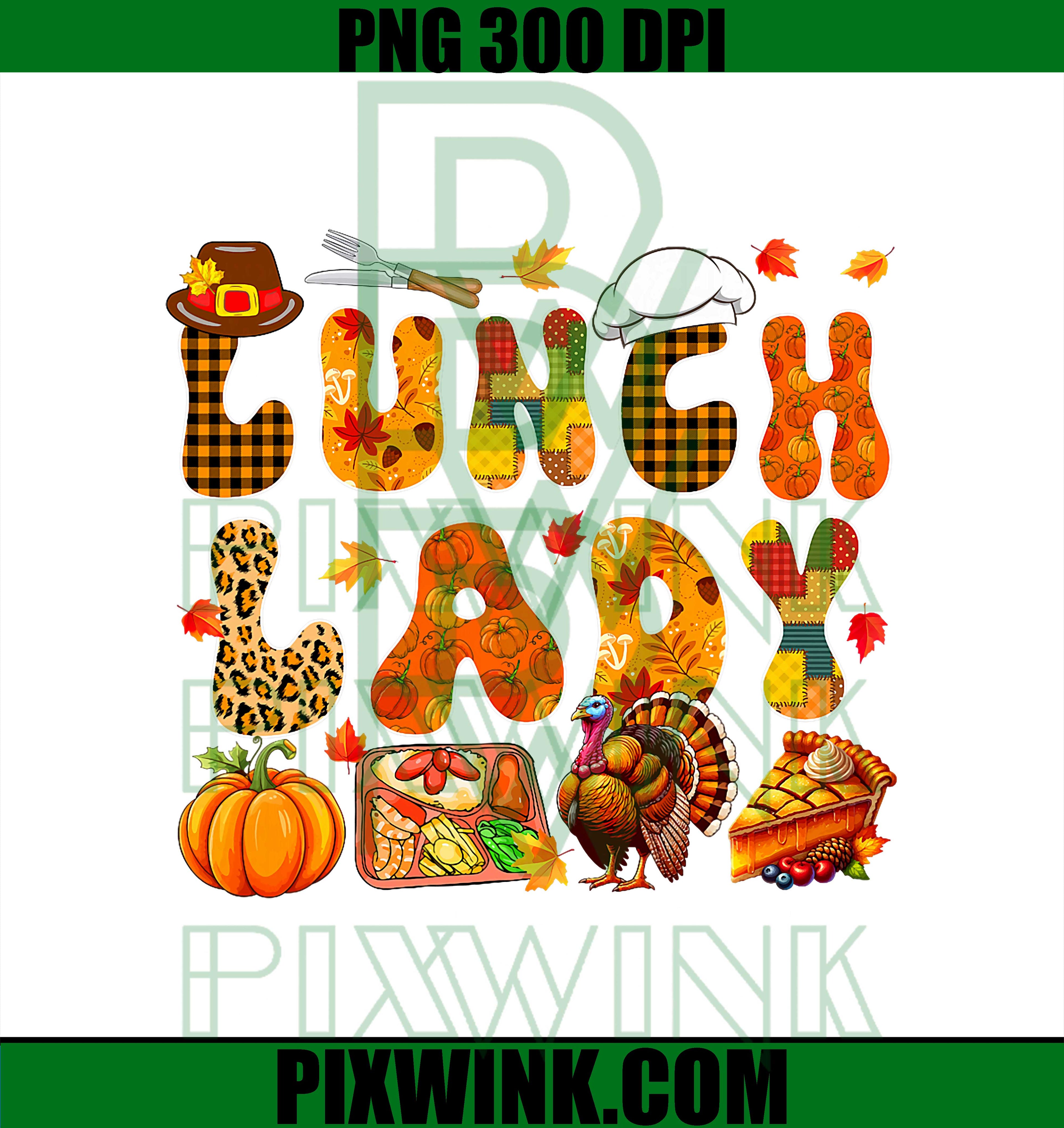 Lunch Lady Thanksgiving PNG