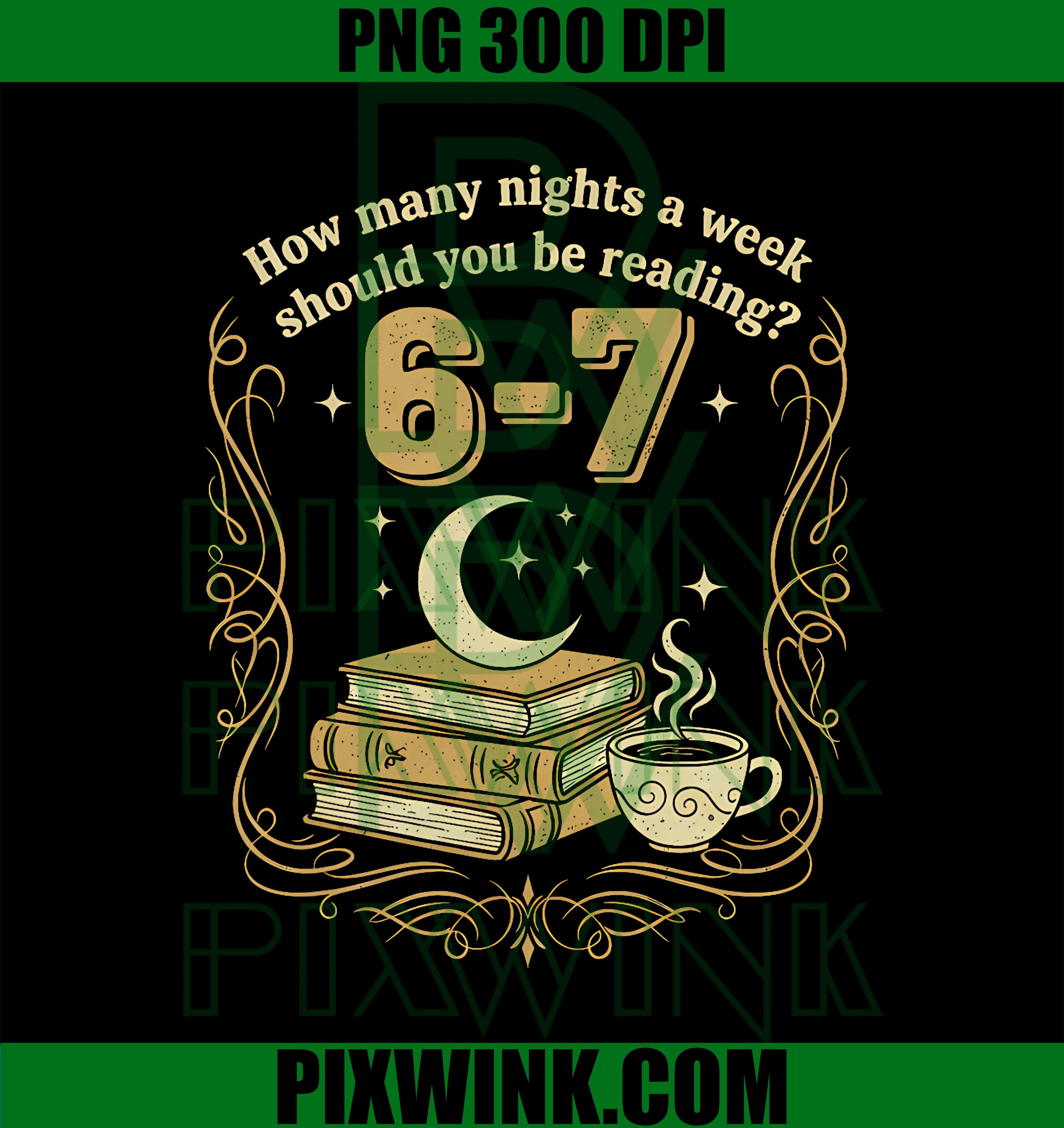 How Many Nights A Week Should You Be Reading 6 7 Meme PNG