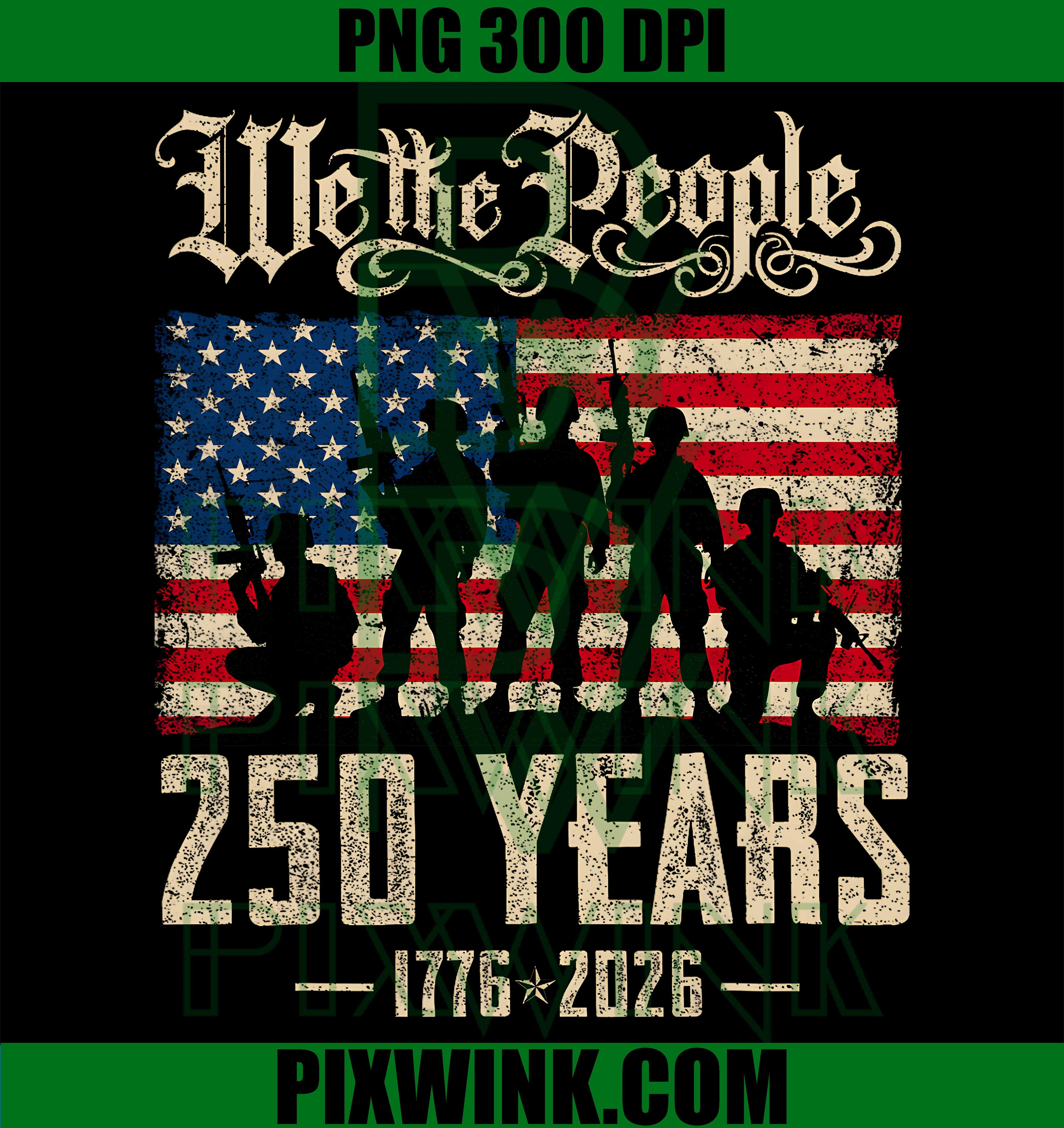 250 Years US Flag 250th Anniversary PNG, American Birthday USA PNG