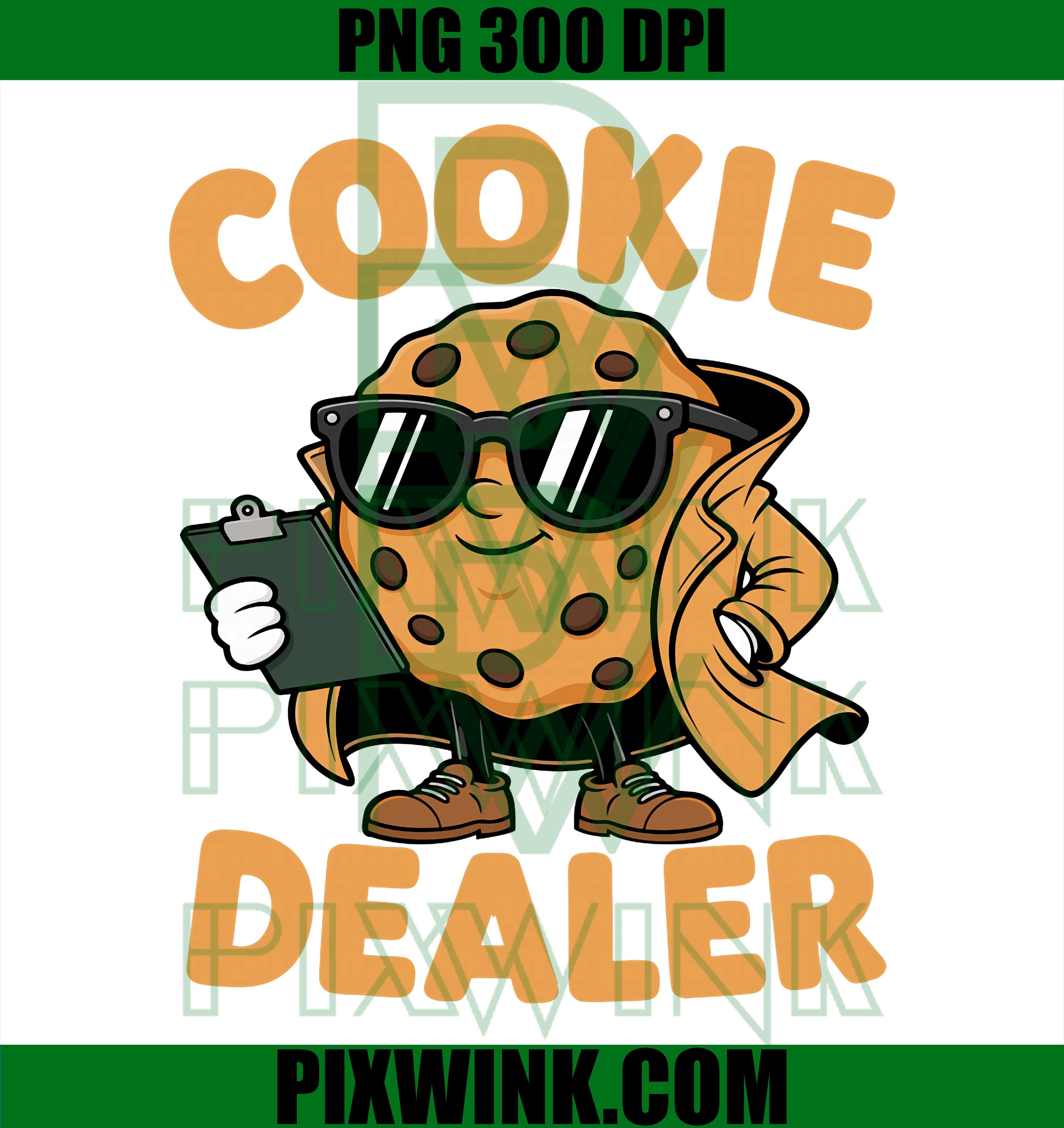 Cookie Dealer PNG, Cookie Baker Crew PNG Funny Baking Design