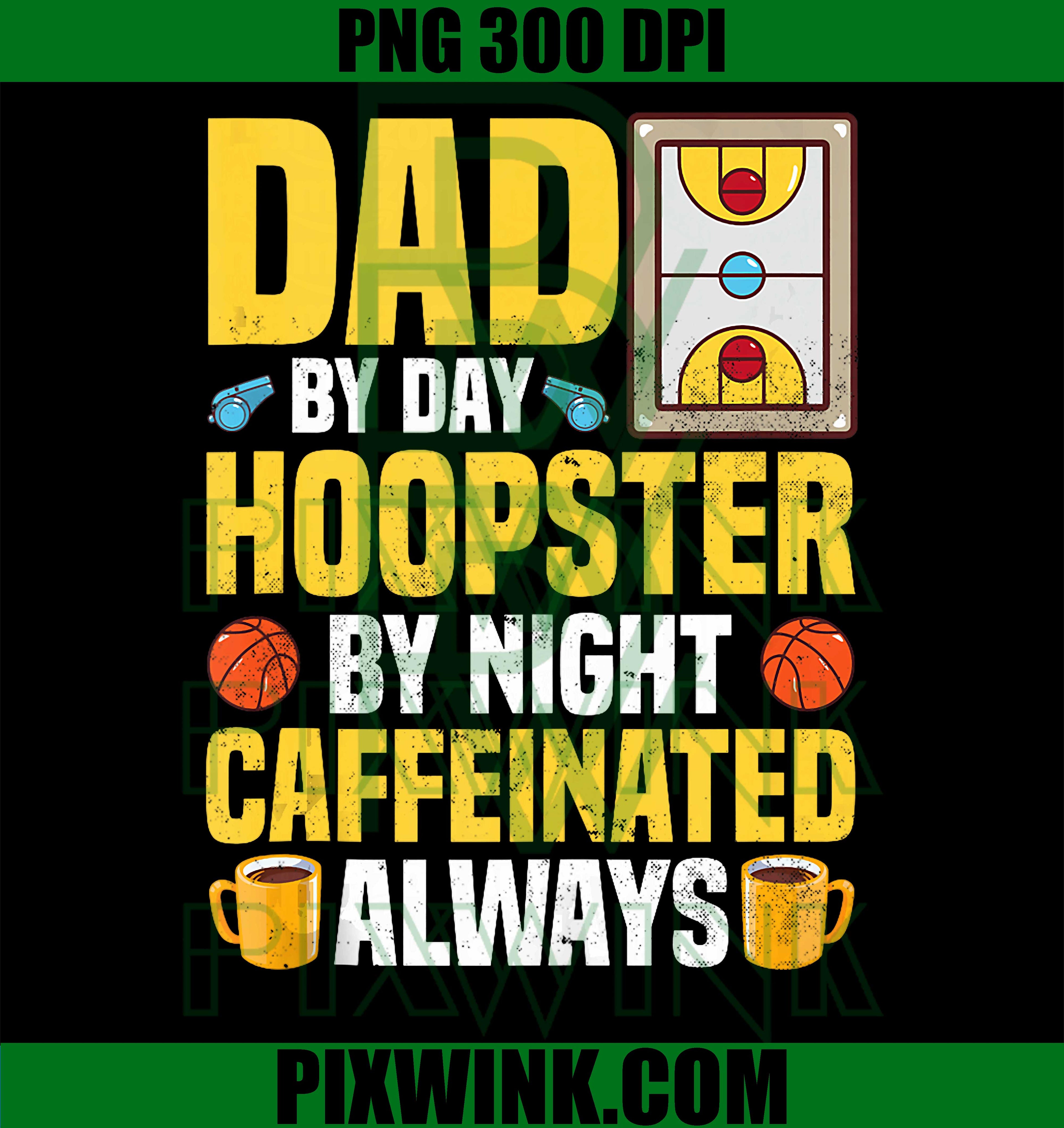 Basketball Coffee Dad PNG, Funny Sports Lover Retro Design
