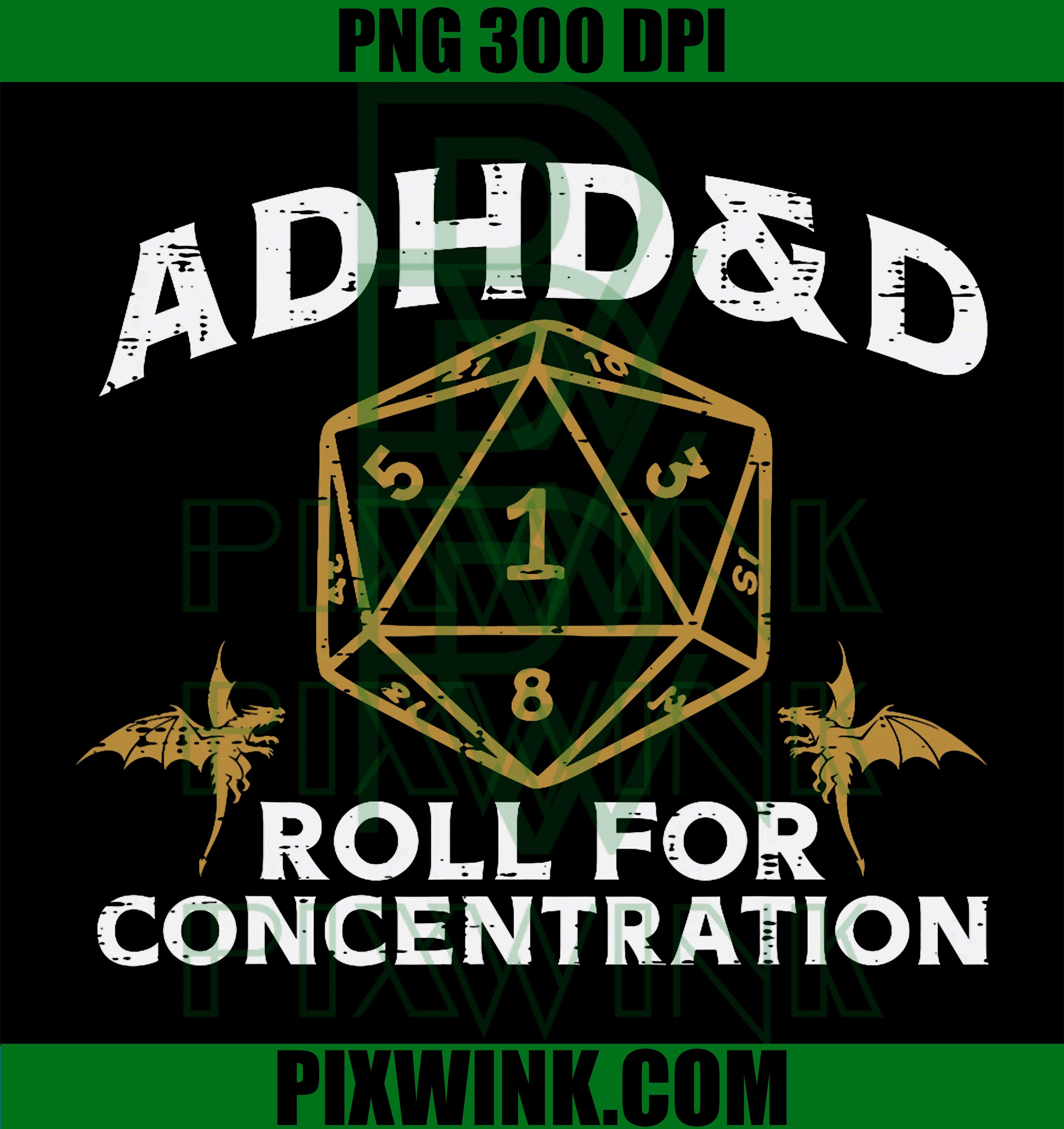 Gaming ADHD and D PNG, Funny Gamer Design PNG, Boys Kids Youth Graphic PNG
