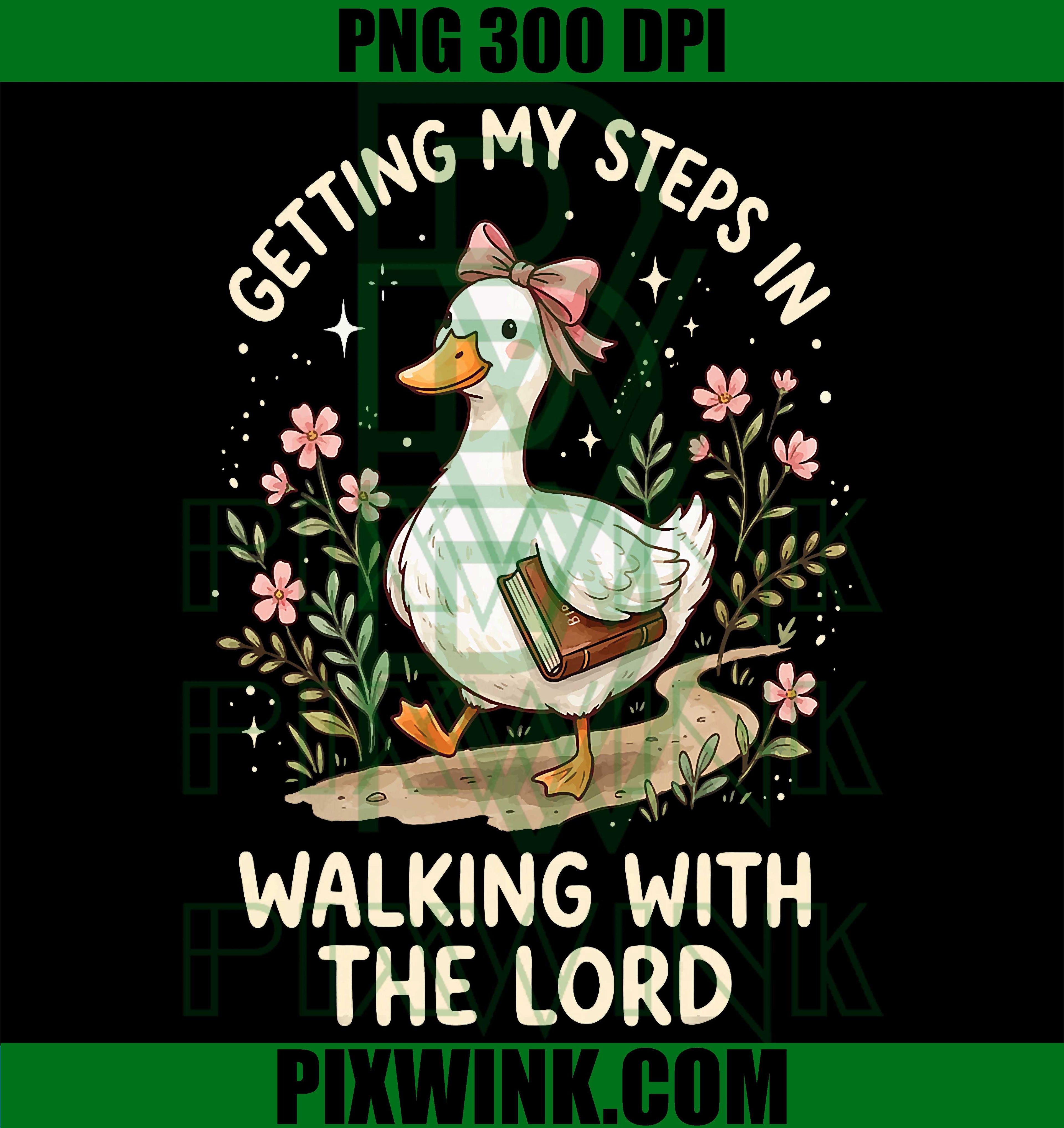 Walking With The Lord Faith Quote PNG, Christian Motivational Retro PNG