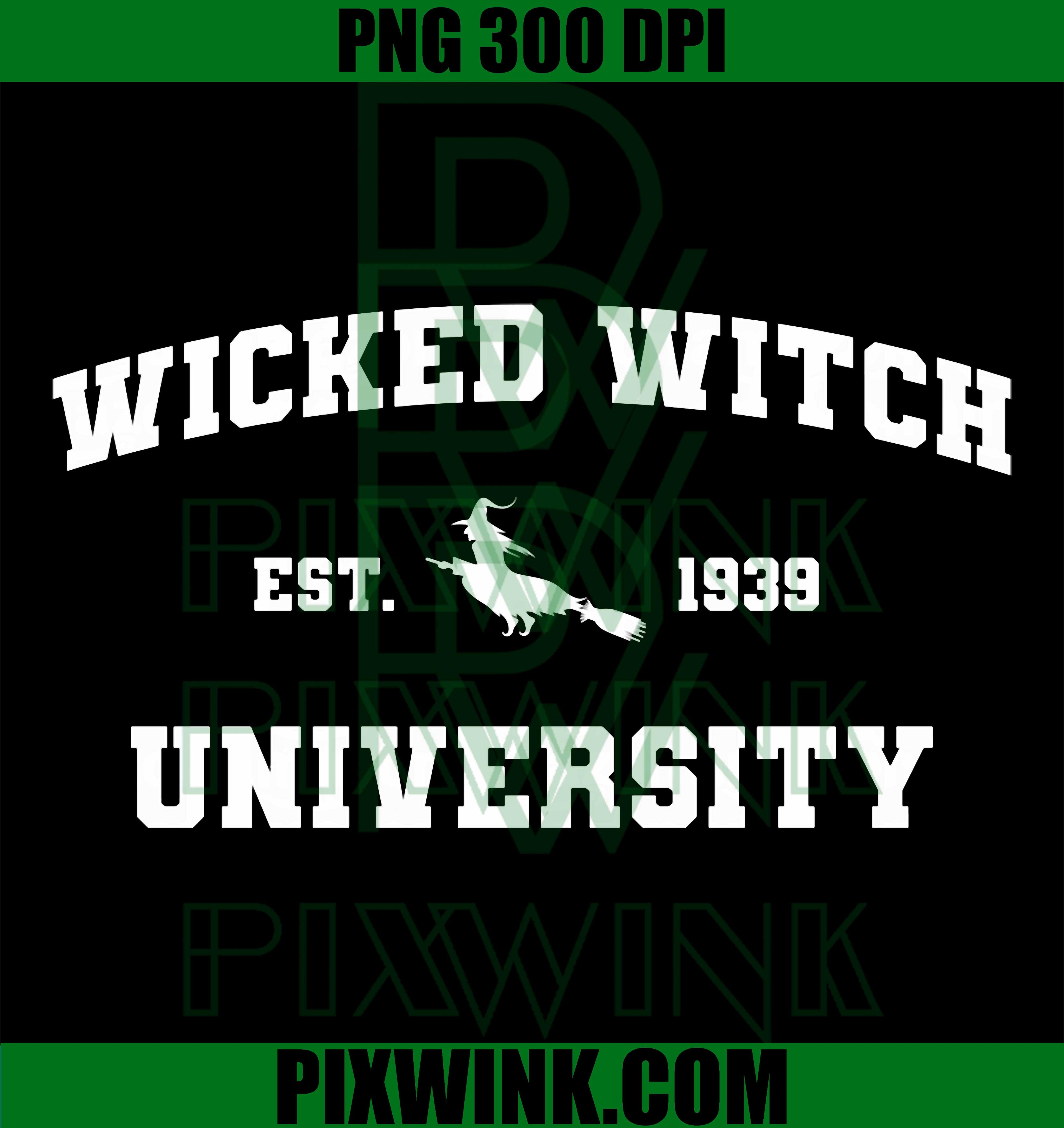 Wizard Oz Wicked Witch PNG, University 1939 Costume PNG