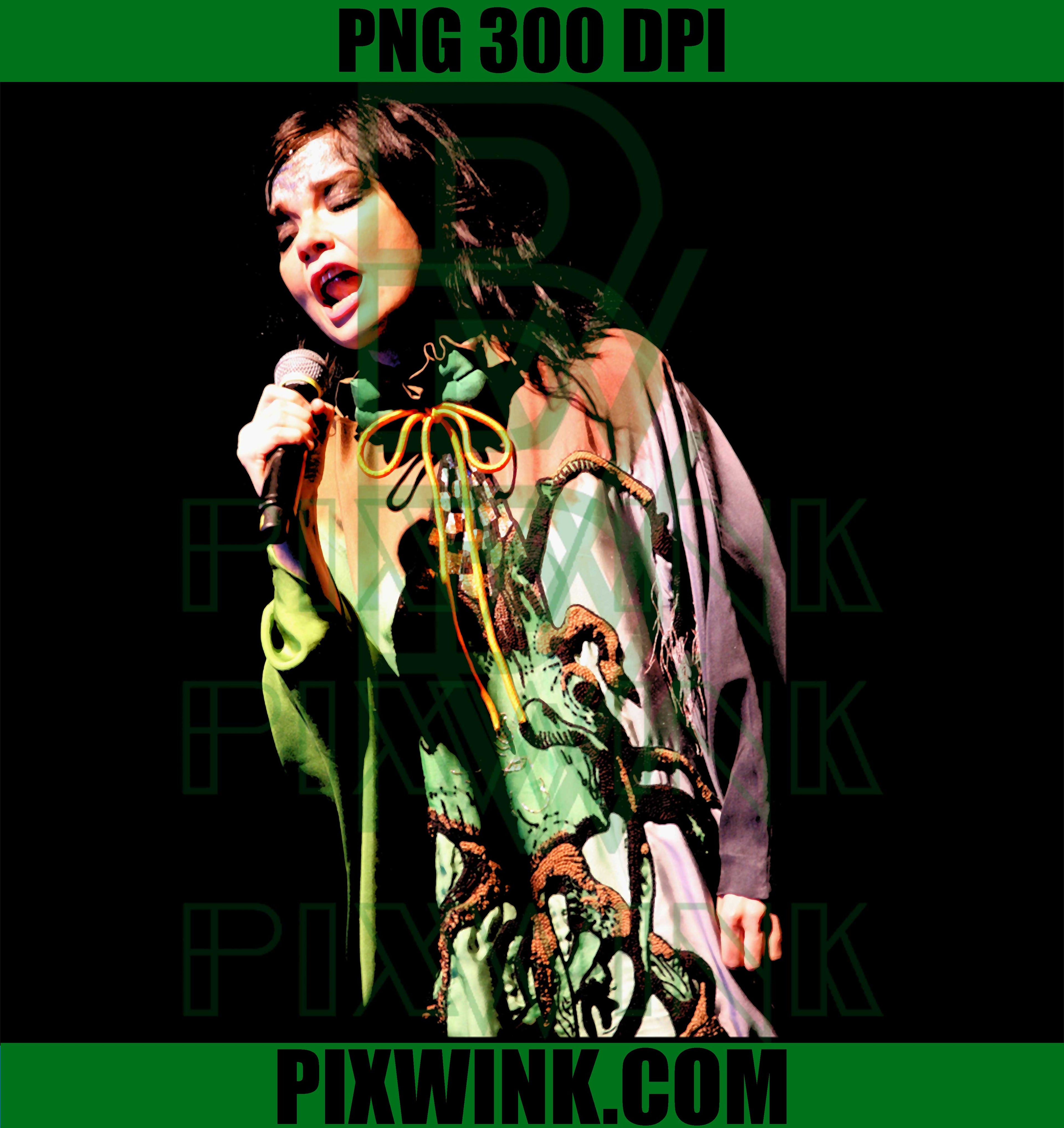 Bjork Earth Intruders PNG, Volta Glastonbury 2007 PNG Live Concert Design