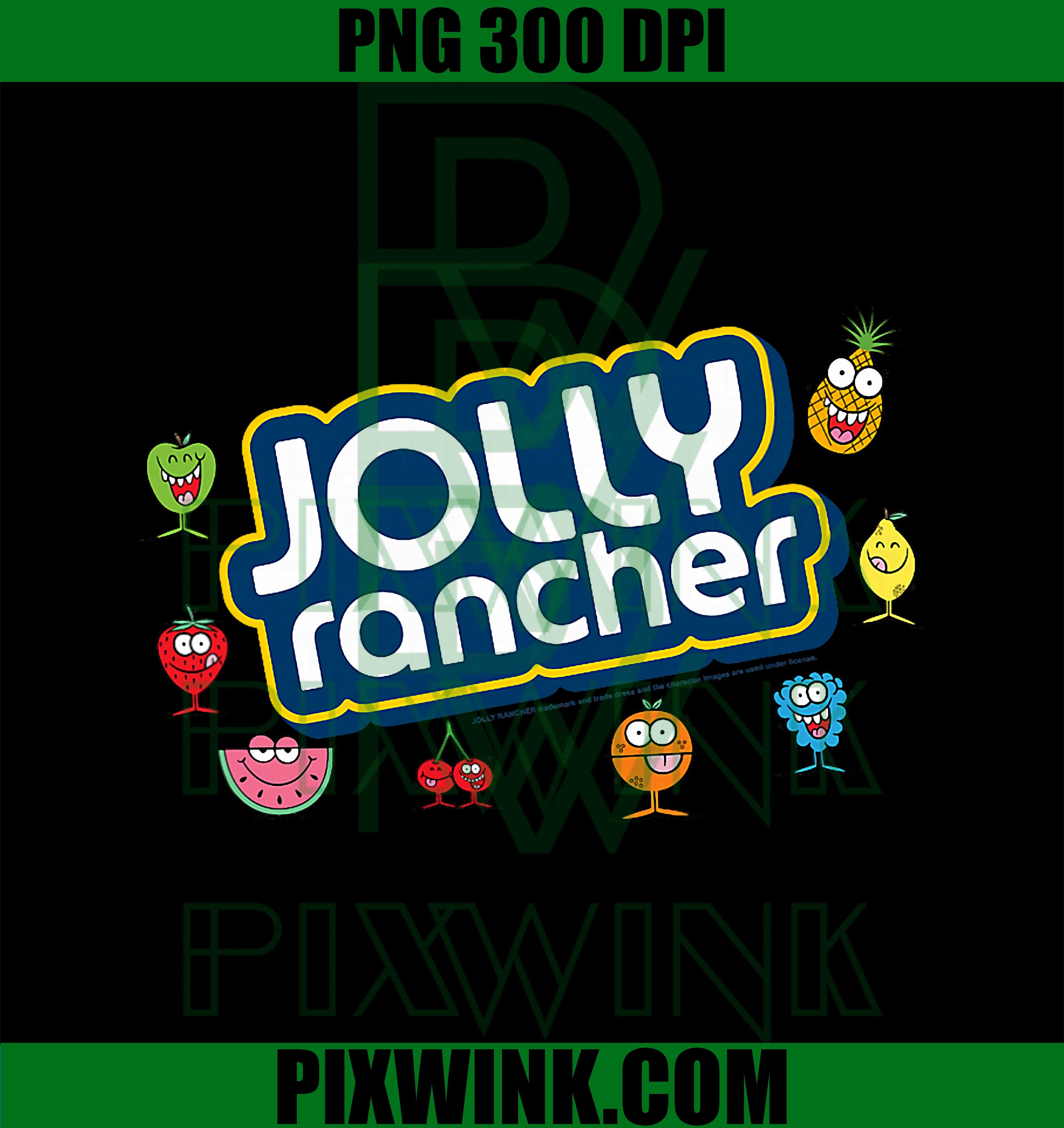 Jolly Rancher Fruits Gang Official Iconic Logo PNG