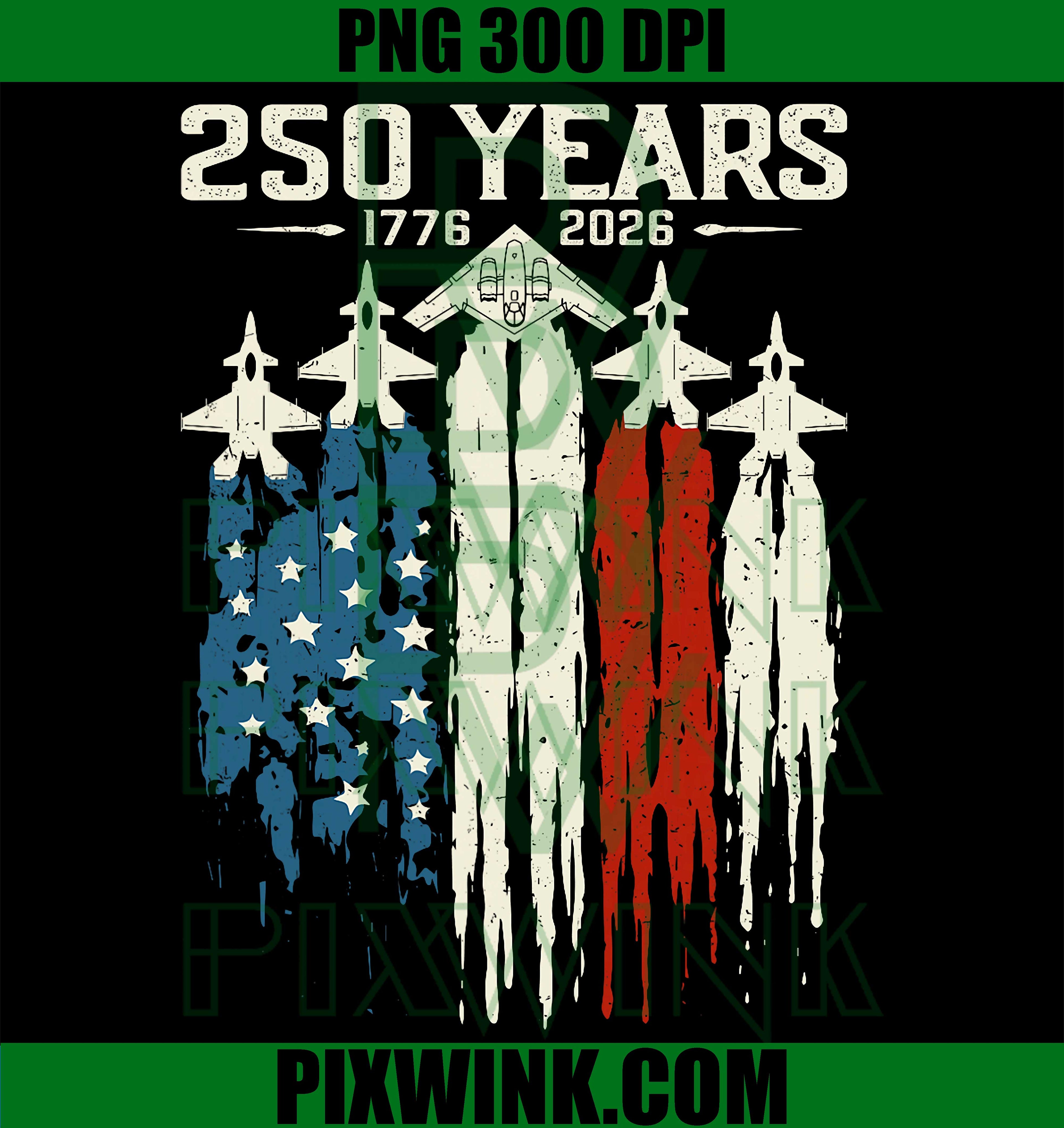 250 Anniversary USA PNG, Patriotic American 4th July PNG