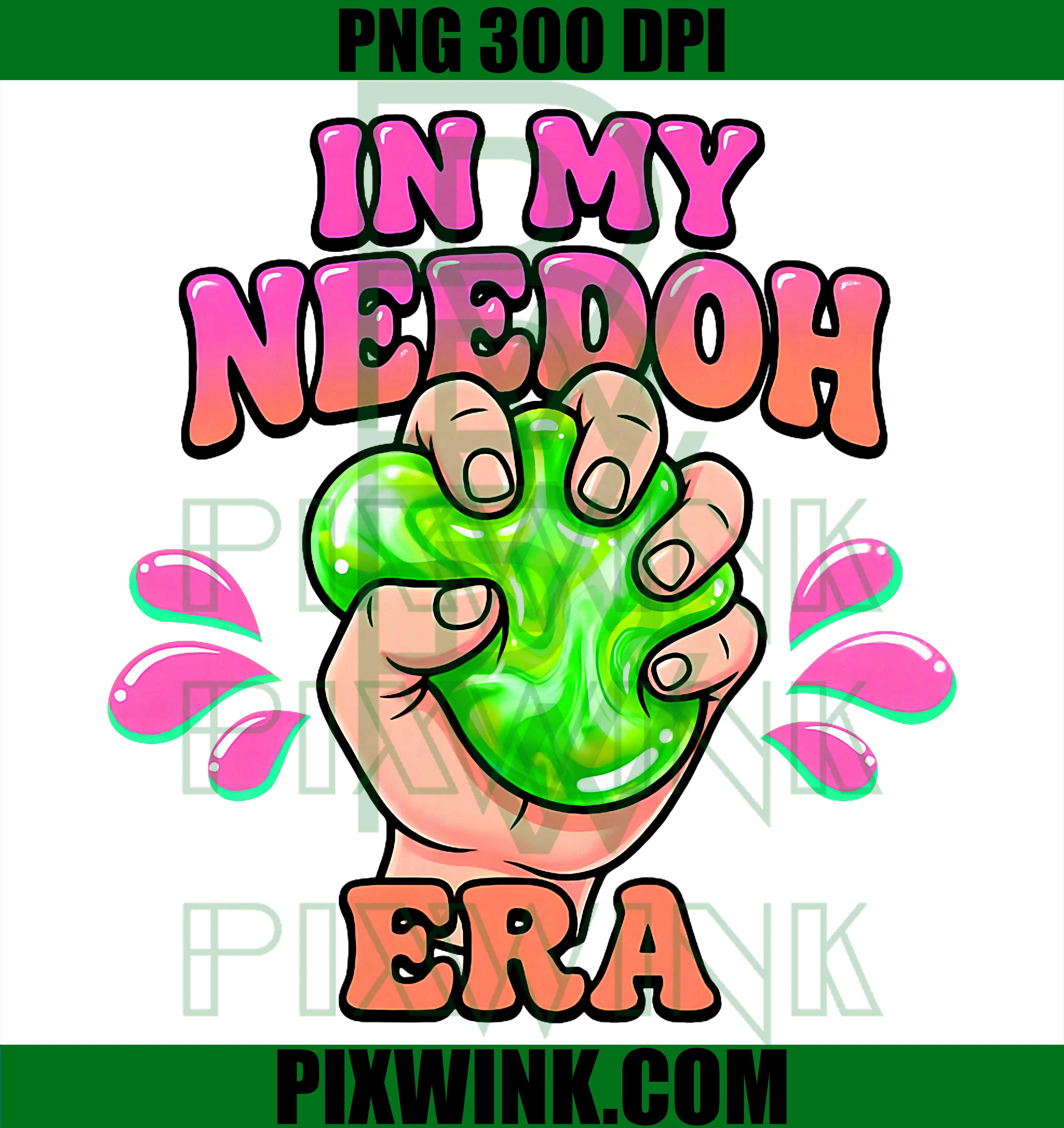 Needoh Era Aesthetic PNG, Stress Ball Summer Vibe Design PNG
