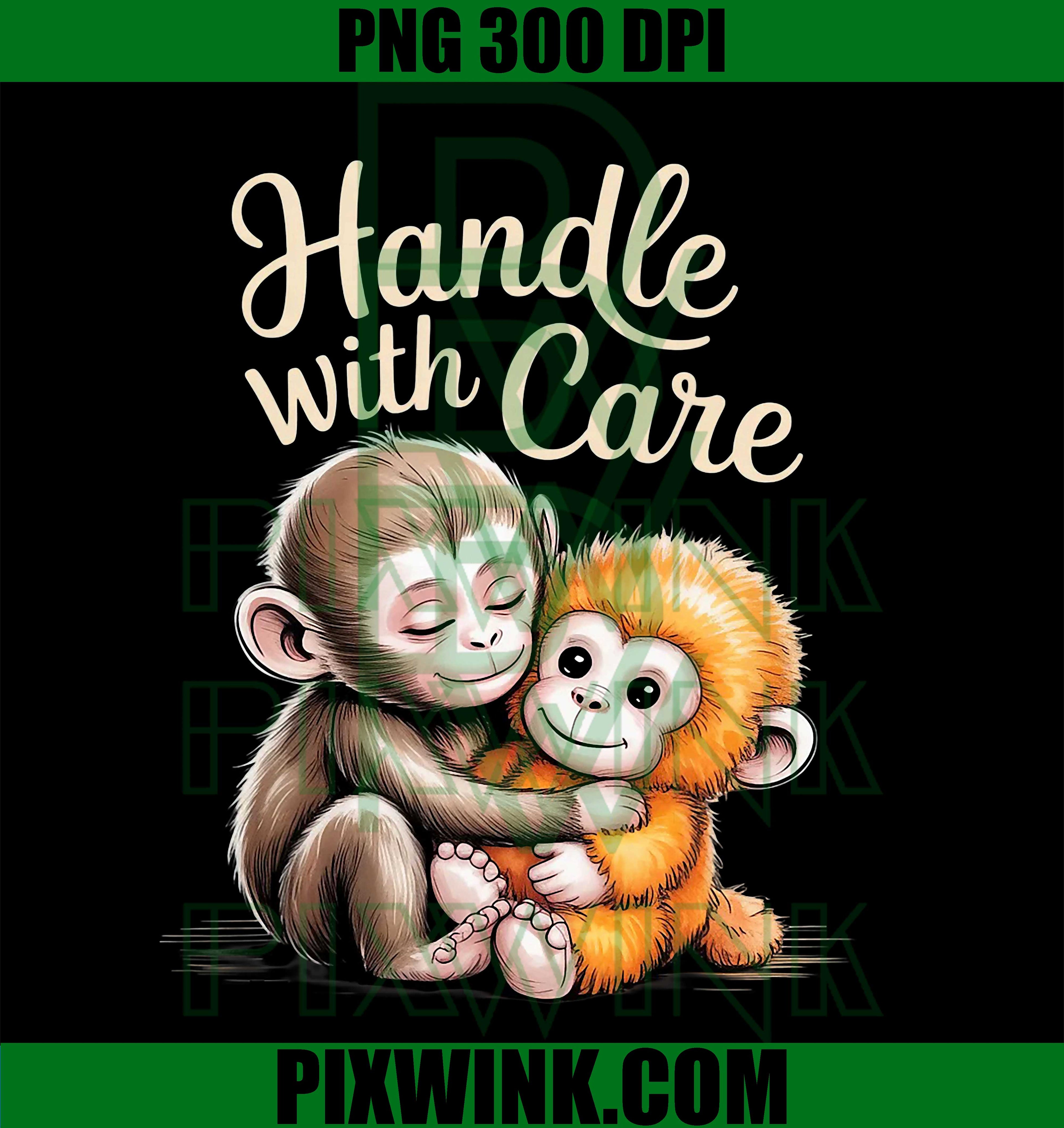 Baby Monkey Punch PNG, Cute Monkey Punch Meme PNG