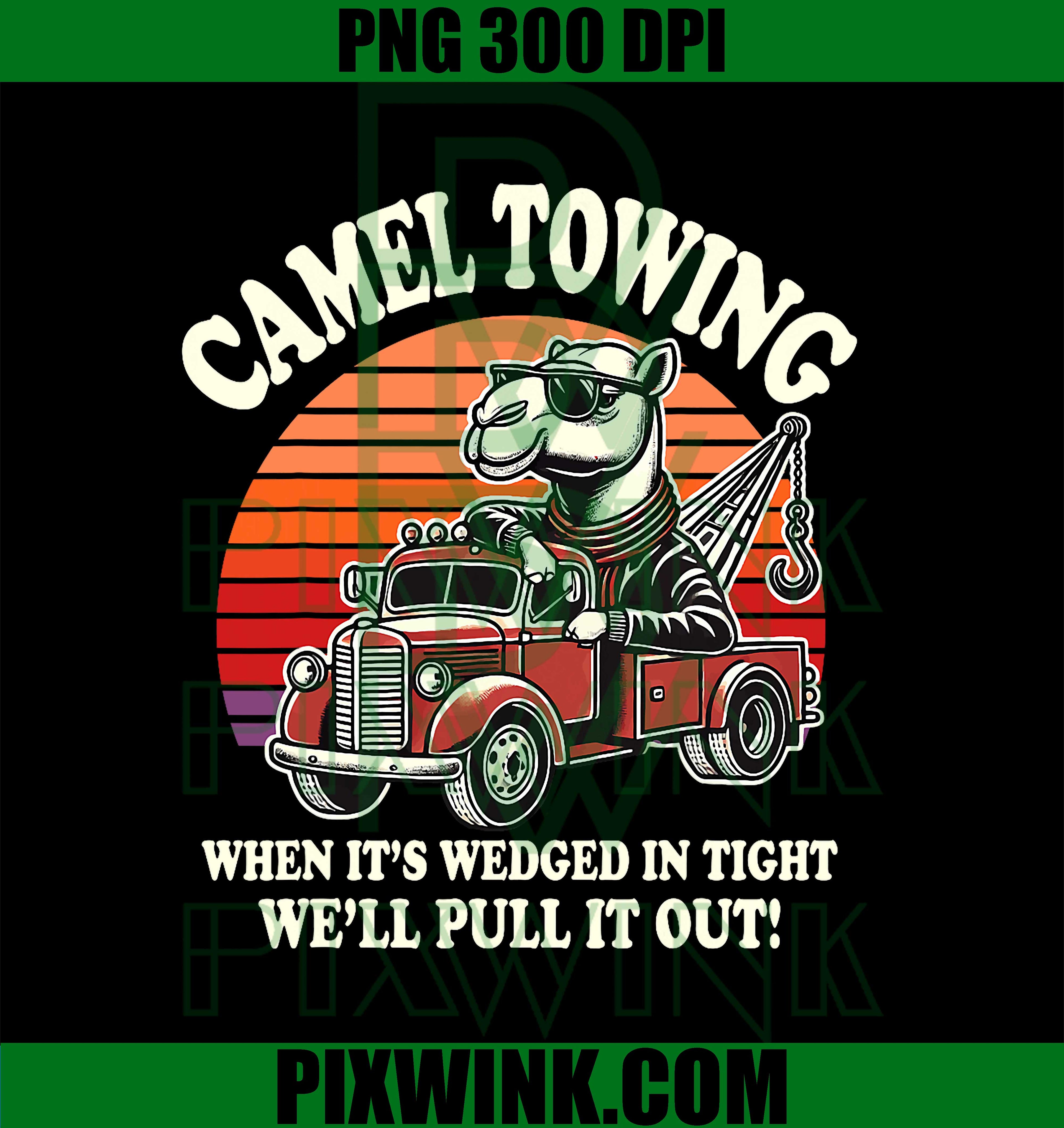 Camel Towing When It_s Wedged In Tight We_ll Pull It Out PNG
