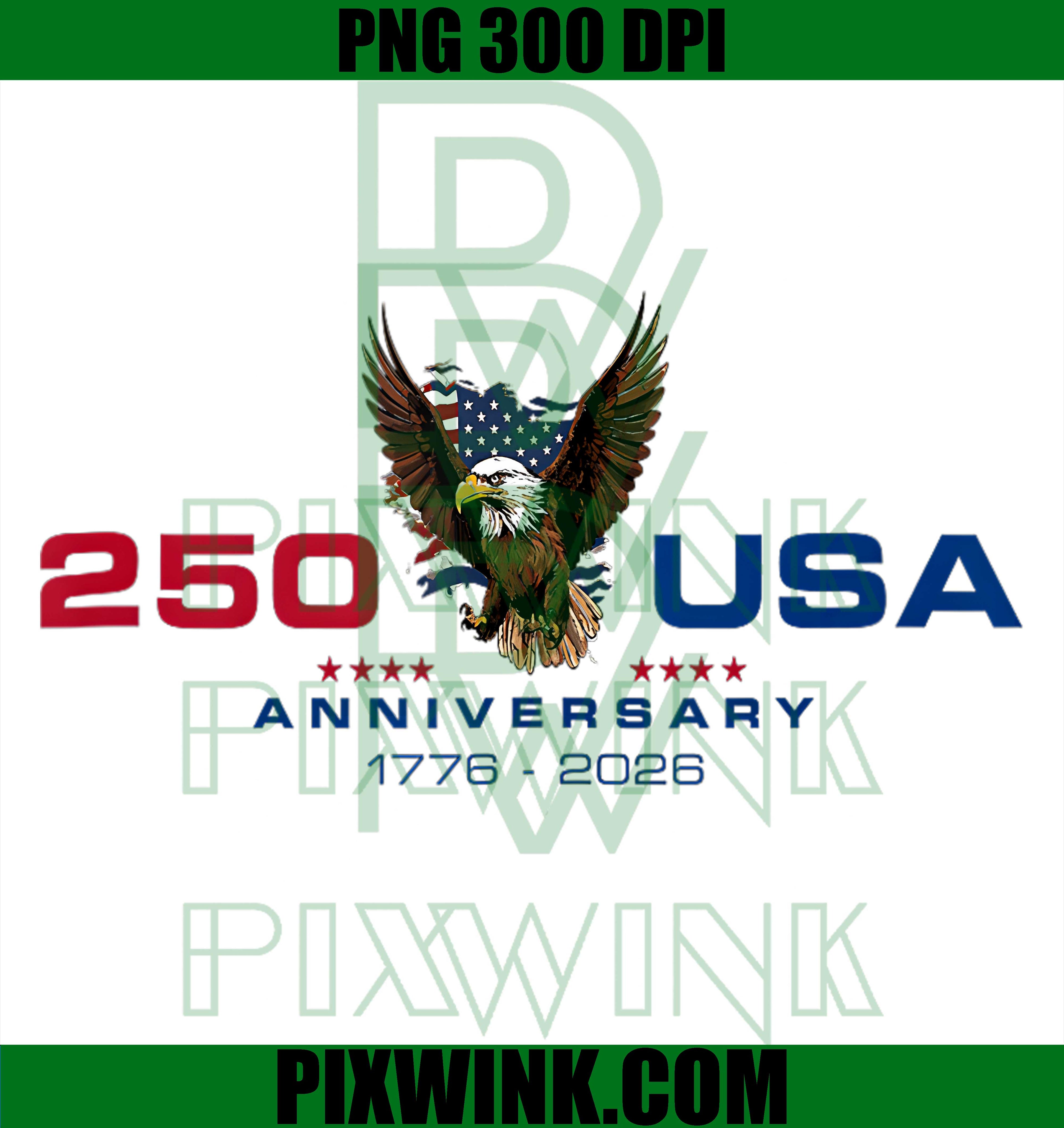USA 250th Anniversary PNG, America 250 PNG, Patriotic USA PNG