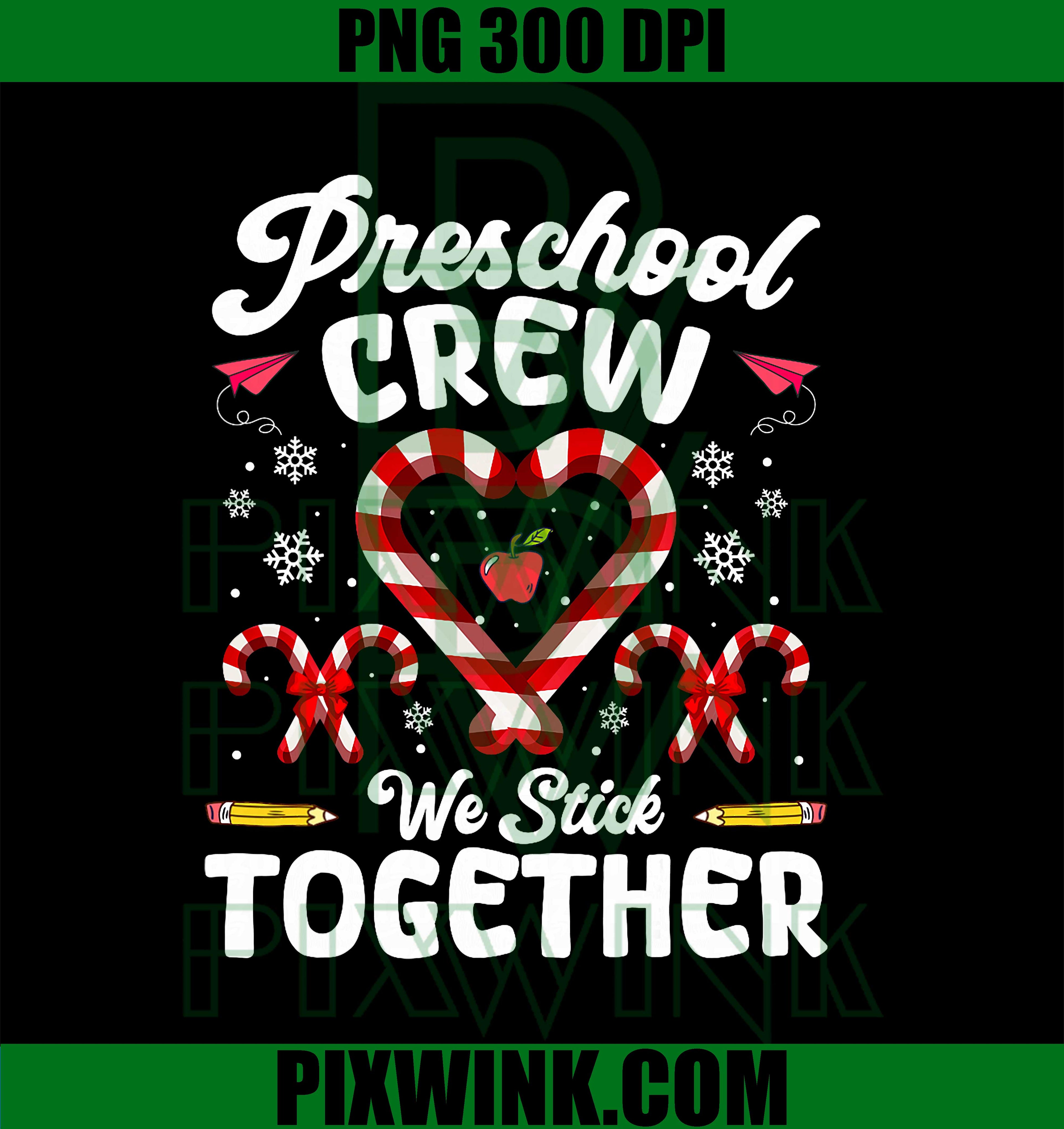 Christmas Preschool Teacher Holiday Family Matching Xmas PNG