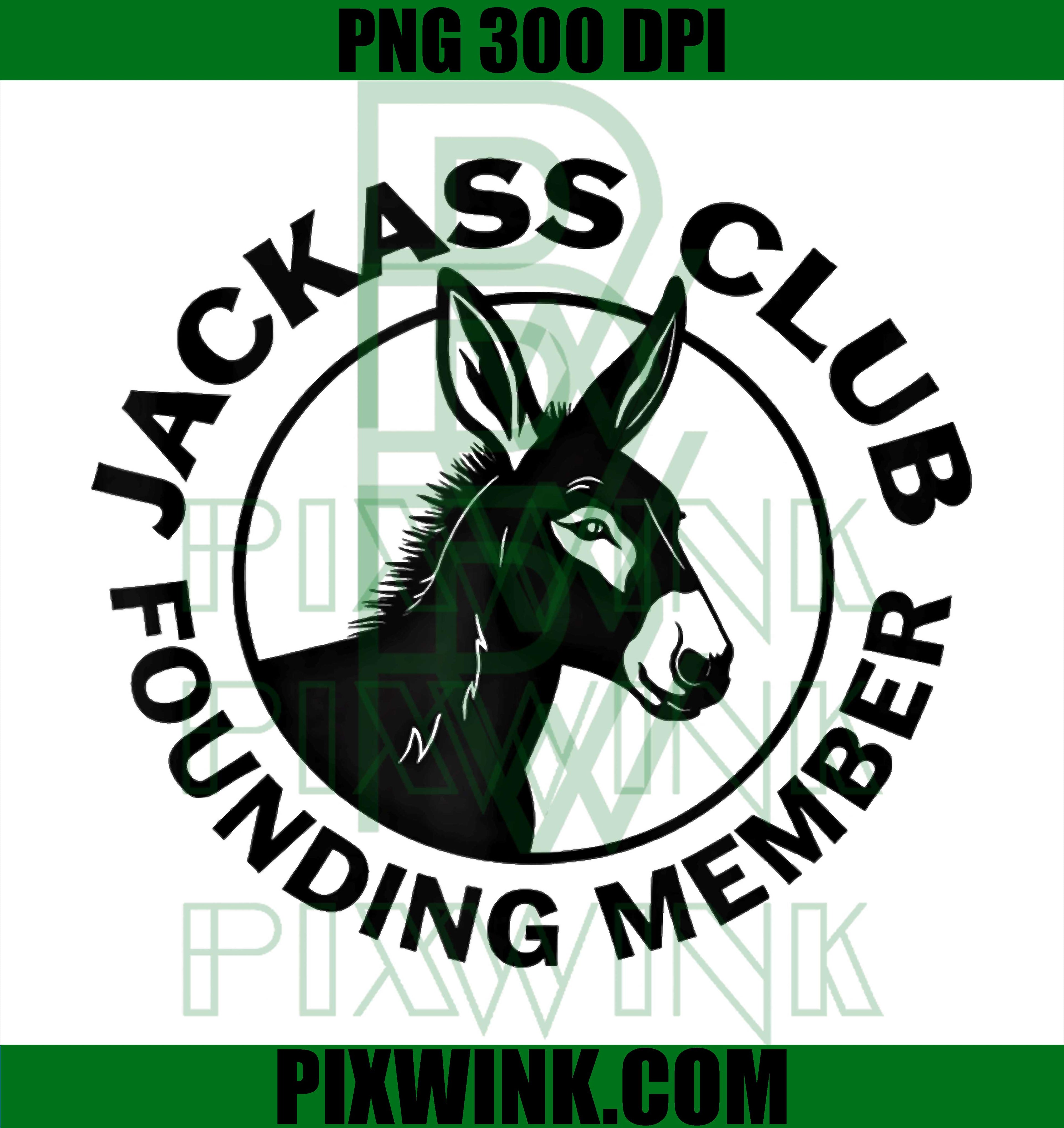 Jackass Club PNG, Funny Donkey PNG, Sarcasm PNG