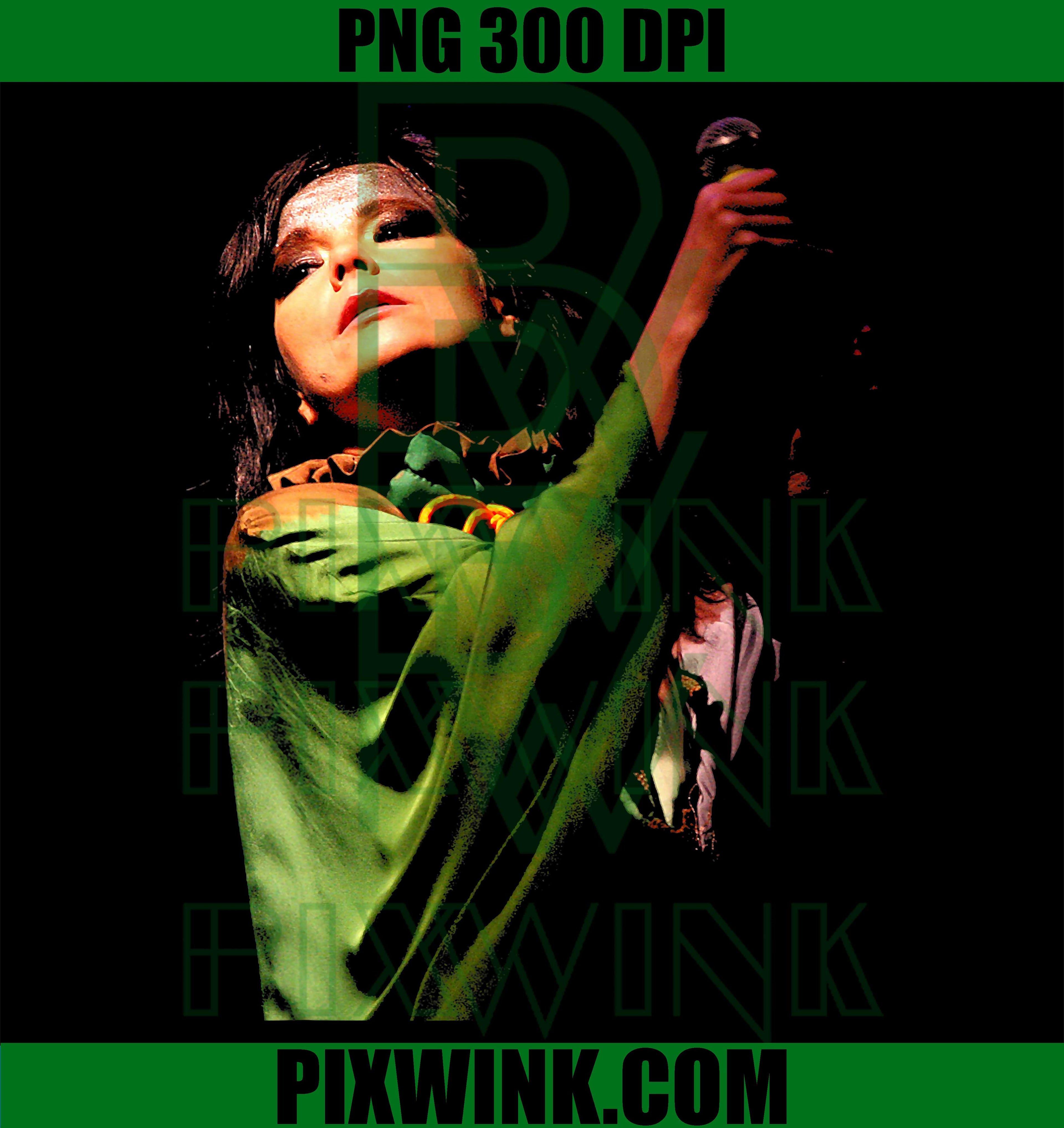 Bjork Volta PNG, Earth Intruders Live PNG Glastonbury 2007 Design